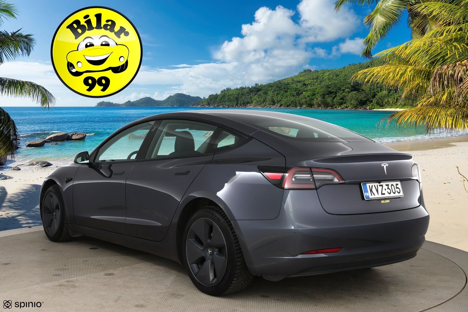 Tesla Model 3 2023 Standard Range Plus / Autopilot / Matrix-LED / Premium Audio / Navi - Lämpöpumppu / Lasikatto / P-Kamera / Sähköpenkit