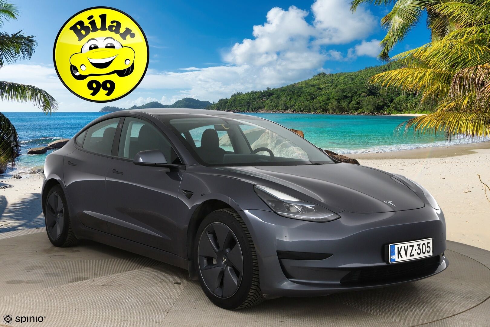 Tesla Model 3 2023 Standard Range Plus / Autopilot / Matrix-LED / Premium Audio / Navi - Lämpöpumppu / Lasikatto / P-Kamera / Sähköpenkit