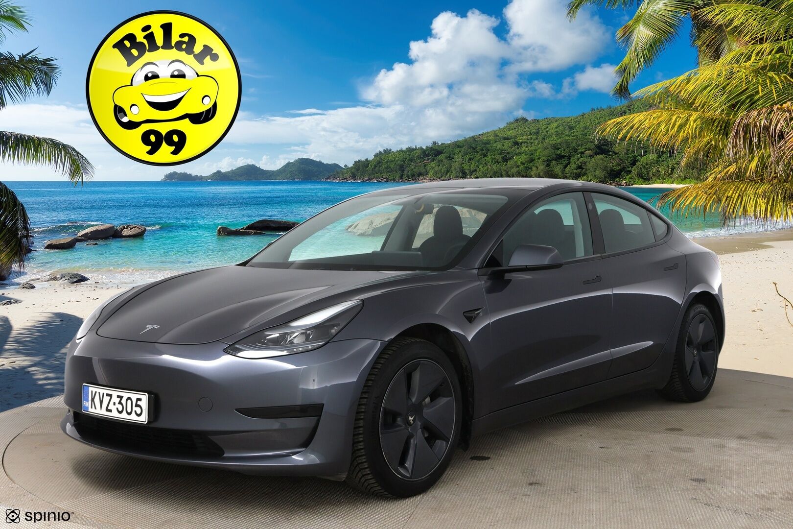 Tesla Model 3 2023 Standard Range Plus / Autopilot / Matrix-LED / Premium Audio / Navi - Lämpöpumppu / Lasikatto / P-Kamera / Sähköpenkit