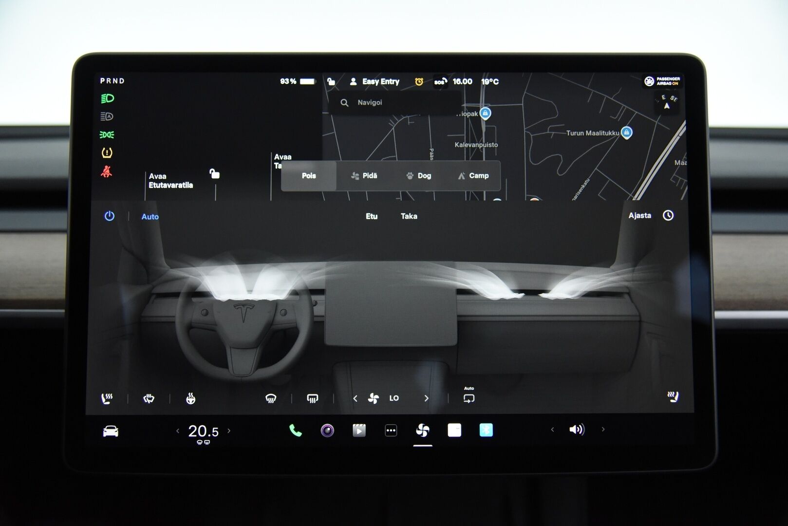 Tesla Model 3 2023 Standard Range Plus / Autopilot / Matrix-LED / Premium Audio / Navi - Lämpöpumppu / Lasikatto / P-Kamera / Sähköpenkit