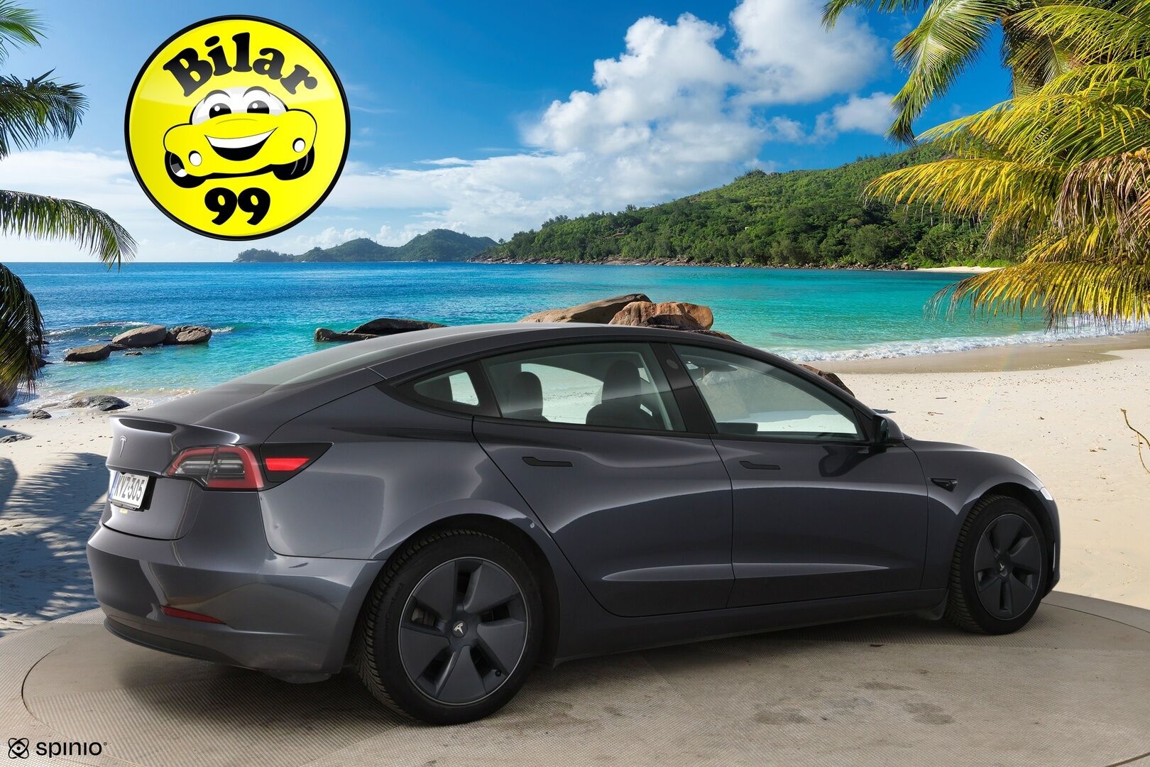 Tesla Model 3 2023 Standard Range Plus / Autopilot / Matrix-LED / Premium Audio / Navi - Lämpöpumppu / Lasikatto / P-Kamera / Sähköpenkit