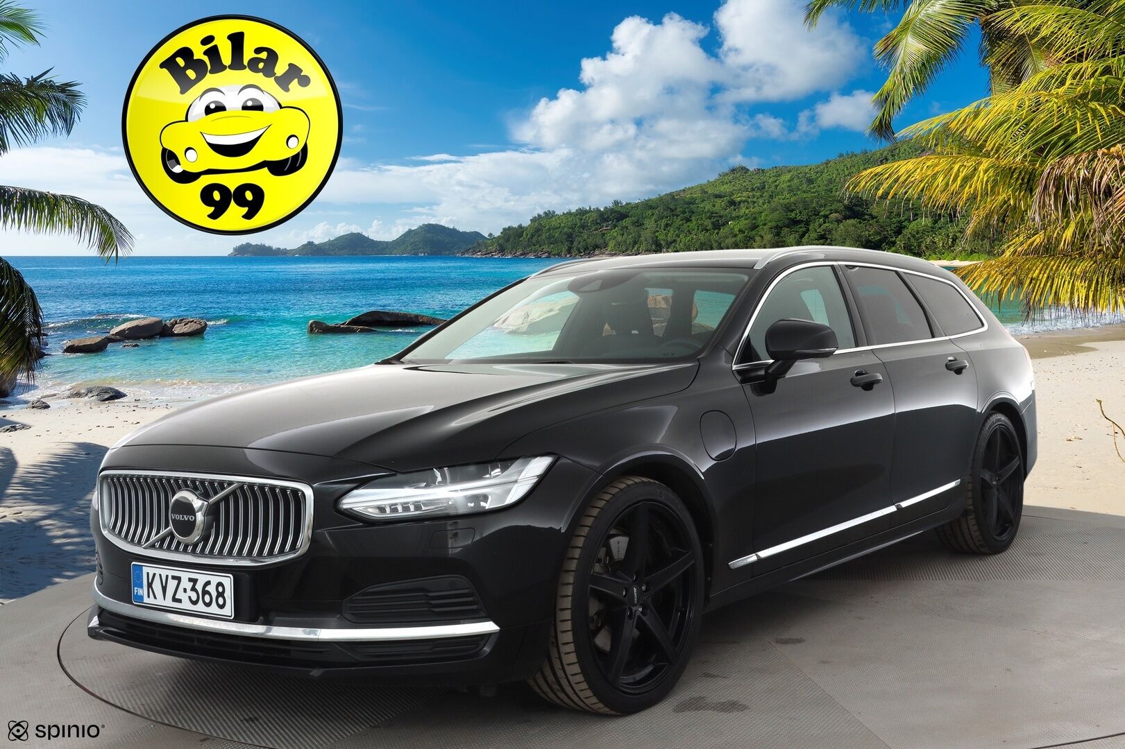 Volvo V90 2021 T6 Recharge AWD Inscription Expression * ACC / Webasto / Puolinahat / P.kamera / LED / Keyless * - Kahdet renkaat aluvanteilla / Merkkihuollettu