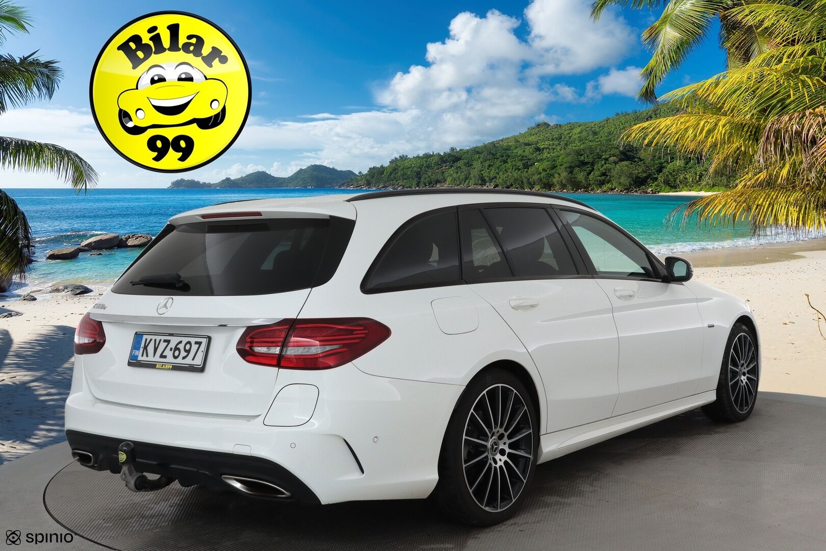 Mercedes-Benz C 2020 300 e T A Business AMG Edition EQ Power **Koukku / Burmester / ACC / LED-High Performance / P.kamera / Sporttipenkit** - 2x Latauskaapelit / Kahdet Renkaat