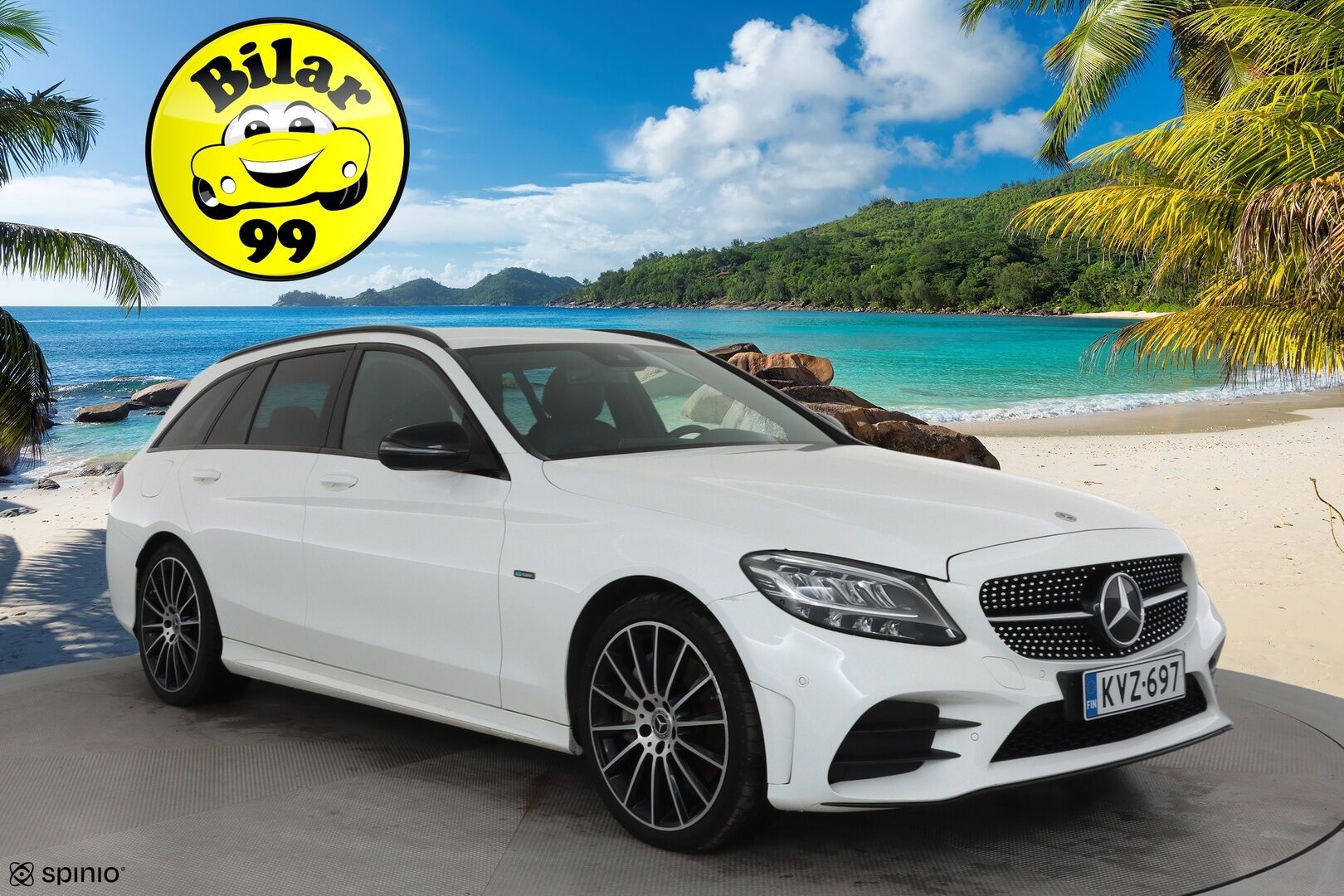 Mercedes-Benz C 2020 300 e T A Business AMG Edition EQ Power **Koukku / Burmester / ACC / LED-High Performance / P.kamera / Sporttipenkit** - 2x Latauskaapelit / Kahdet Renkaat