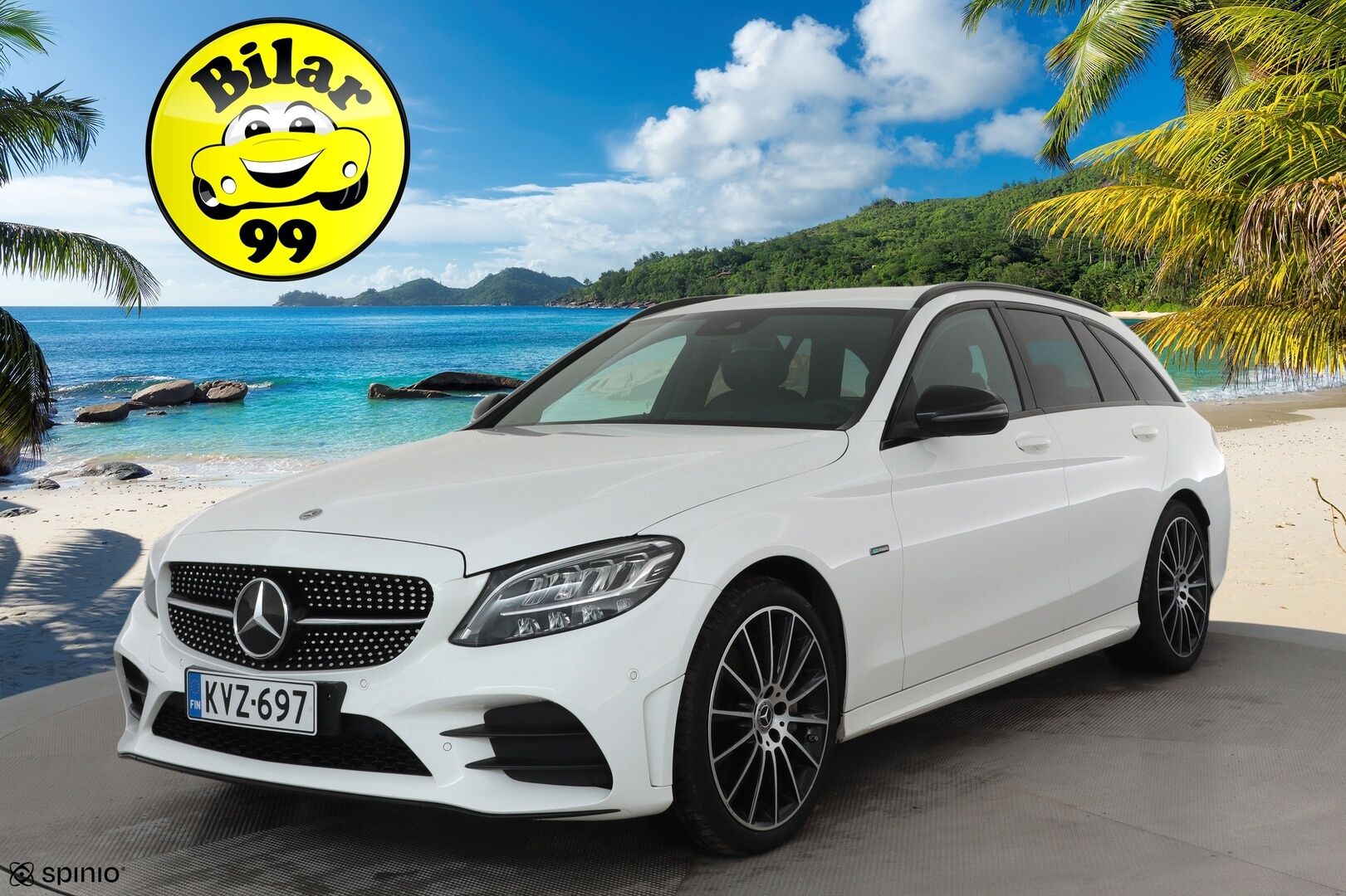 Mercedes-Benz C 2020 300 e T A Business AMG Edition EQ Power **Koukku / Burmester / ACC / LED-High Performance / P.kamera / Sporttipenkit** - 2x Latauskaapelit / Kahdet Renkaat
