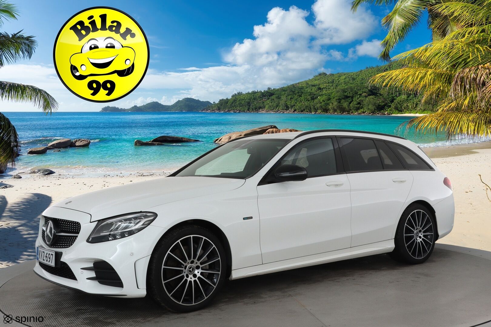 Mercedes-Benz C 2020 300 e T A Business AMG Edition EQ Power **Koukku / Burmester / ACC / LED-High Performance / P.kamera / Sporttipenkit** - 2x Latauskaapelit / Kahdet Renkaat