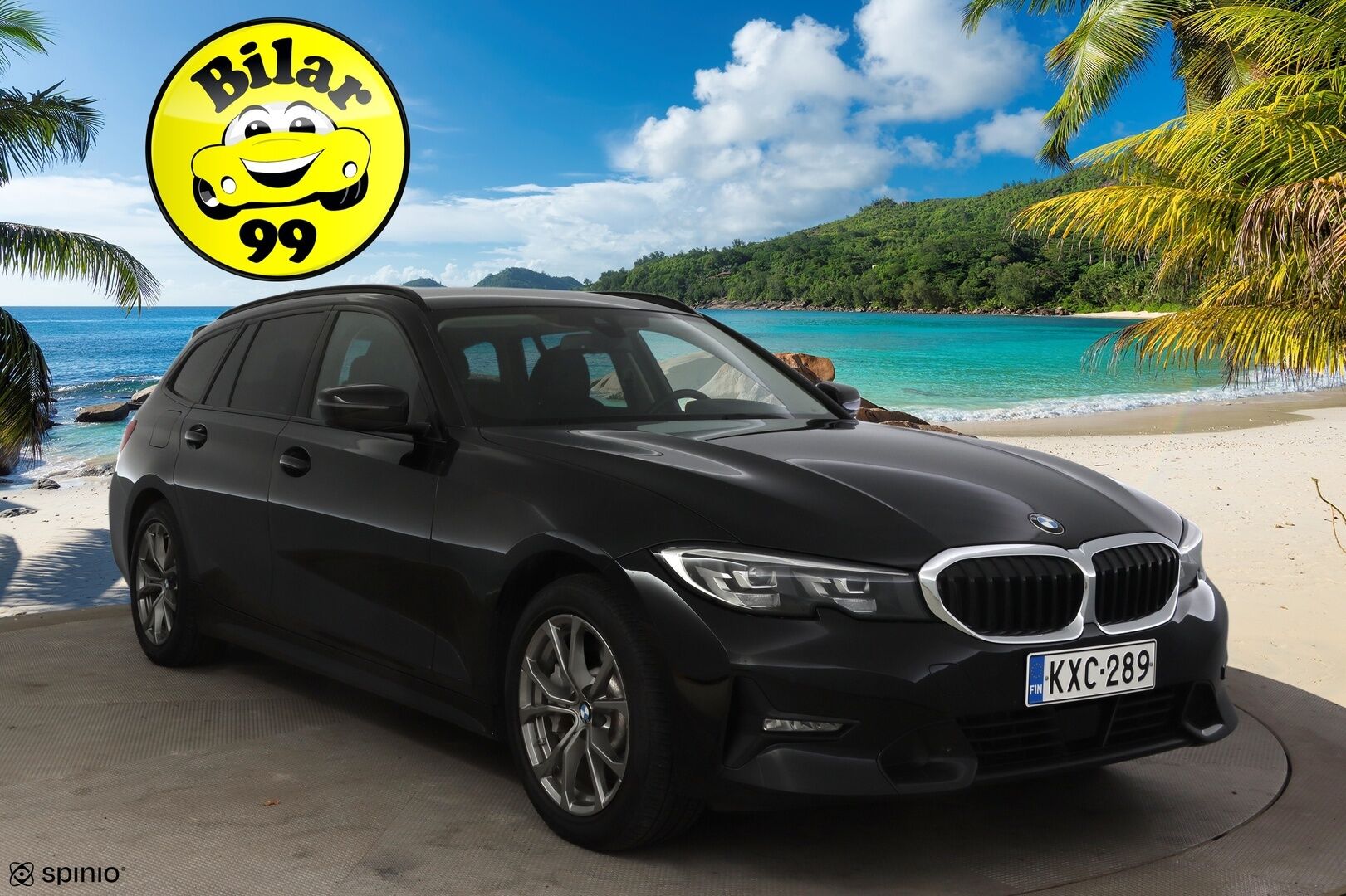 BMW 330 2021 G21 Touring 330e xDrive Business Sport *ACC / P.tutkat / Hifi / Puolinahat / LED / Navi / Koukku / Aurinkoverhot* - Kahdet renkaat aluvanteilla / Akku kuntotarkastettu - Osta nyt, maksa vasta ensi vuonna