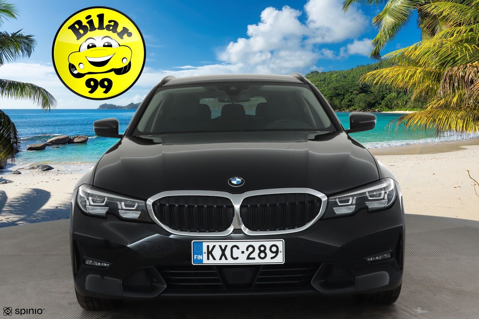 BMW 330 2021 G21 Touring 330e xDrive Business Sport *ACC / P.tutkat / Hifi / Puolinahat / LED / Navi / Koukku / Aurinkoverhot* - Kahdet renkaat aluvanteilla