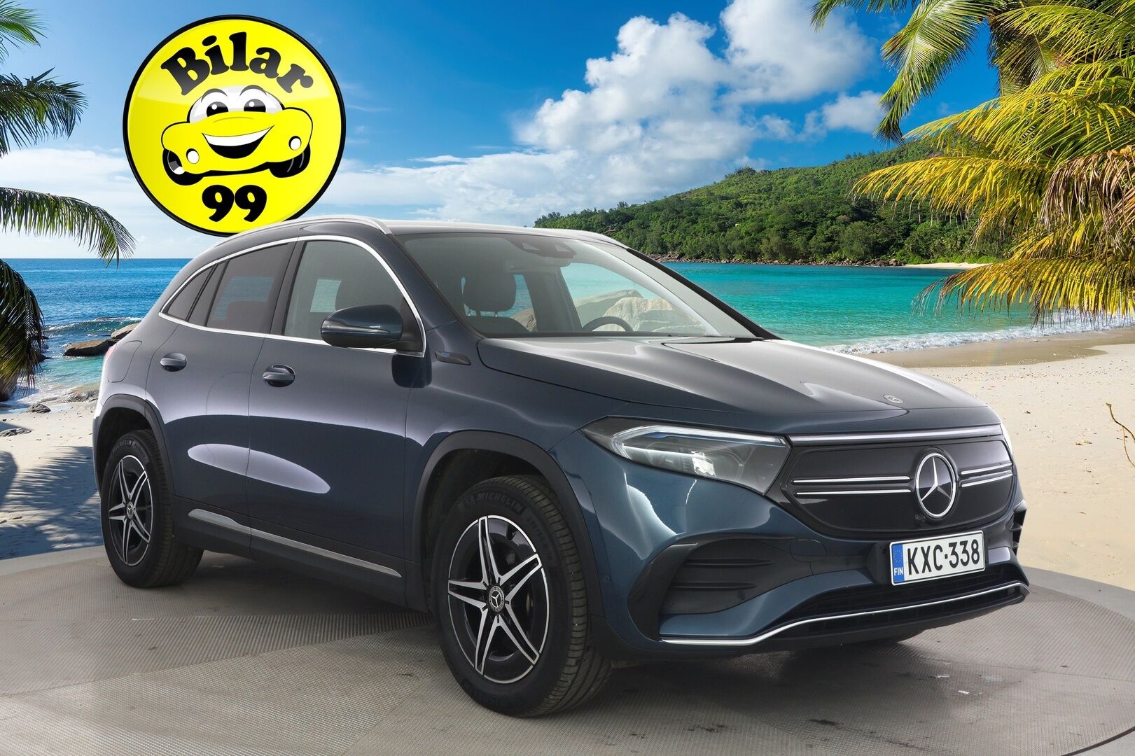 MERCEDES-BENZ EQA 2021 250 Business AMG - 3,99 % KORKOTARJOUS TÄHÄN AUTOON - Widescreen / Adapt. Vakkari / P. Kamera / LED-High Performance / Sporttipenkit / Kaistavahti / Navi / 2x Renkaat 