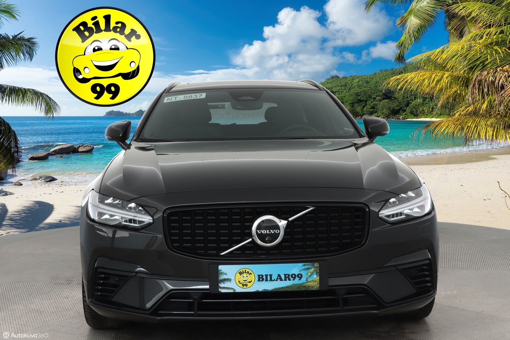 Volvo V90 2023 T6 AWD Plus Dark Long Range - Panorama / 360° Kamera / Adapt.Vakkari / Full-LED / Sporttinahat Muistilla / Koukku / Harman/Kardon! - KORKO VAIN 3,99 %