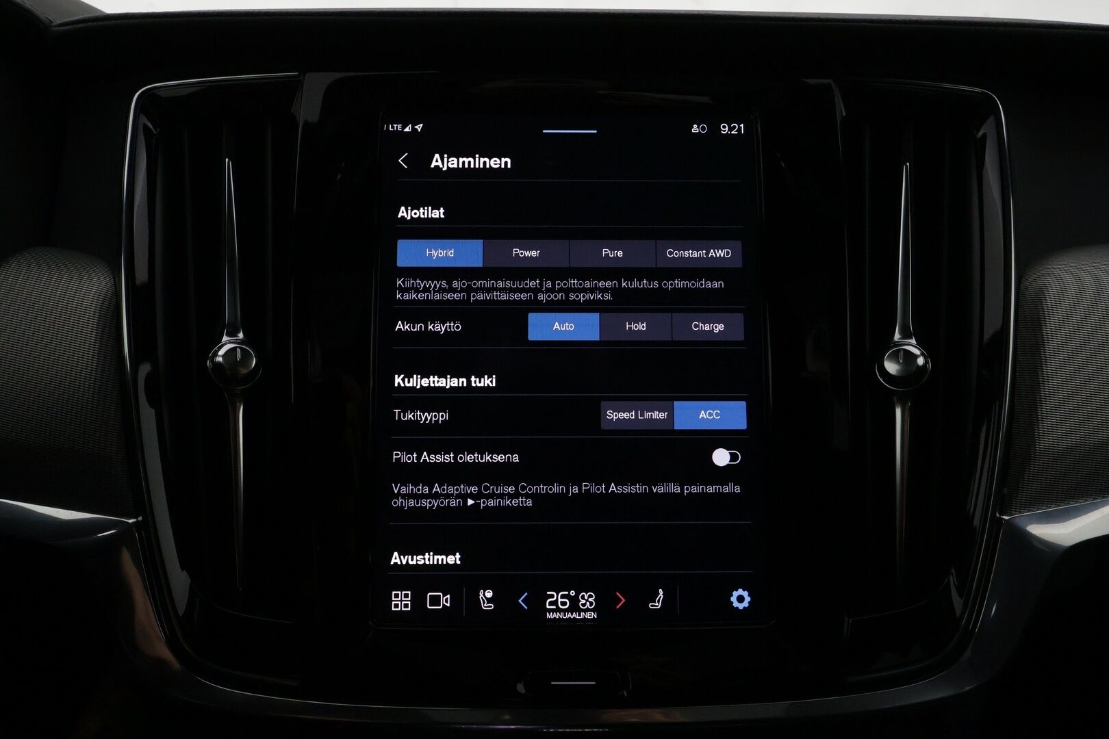 Volvo V90 2023 T6 AWD Plus Dark Long Range - Panorama / 360° Kamera / Adapt.Vakkari / Full-LED / Sporttinahat Muistilla / Koukku / Harman/Kardon! - KORKO VAIN 3,99 %