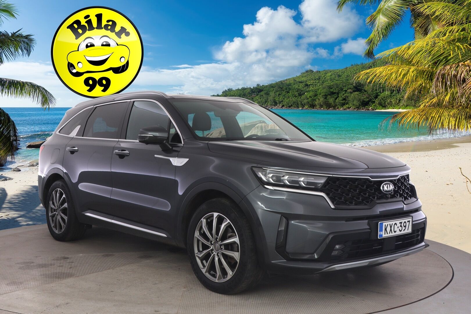 Kia Sorento 2021 SORENTO Monikäyttöajoneuvo *BOSE / Koukku /  Nahkapenkit / 7P / Panoraama * - 3,99 % KORKOTARJOUS TÄHÄN AUTOON - *Huippuvarusteltu / 7-paikkainen / Näyttävä perhauto*