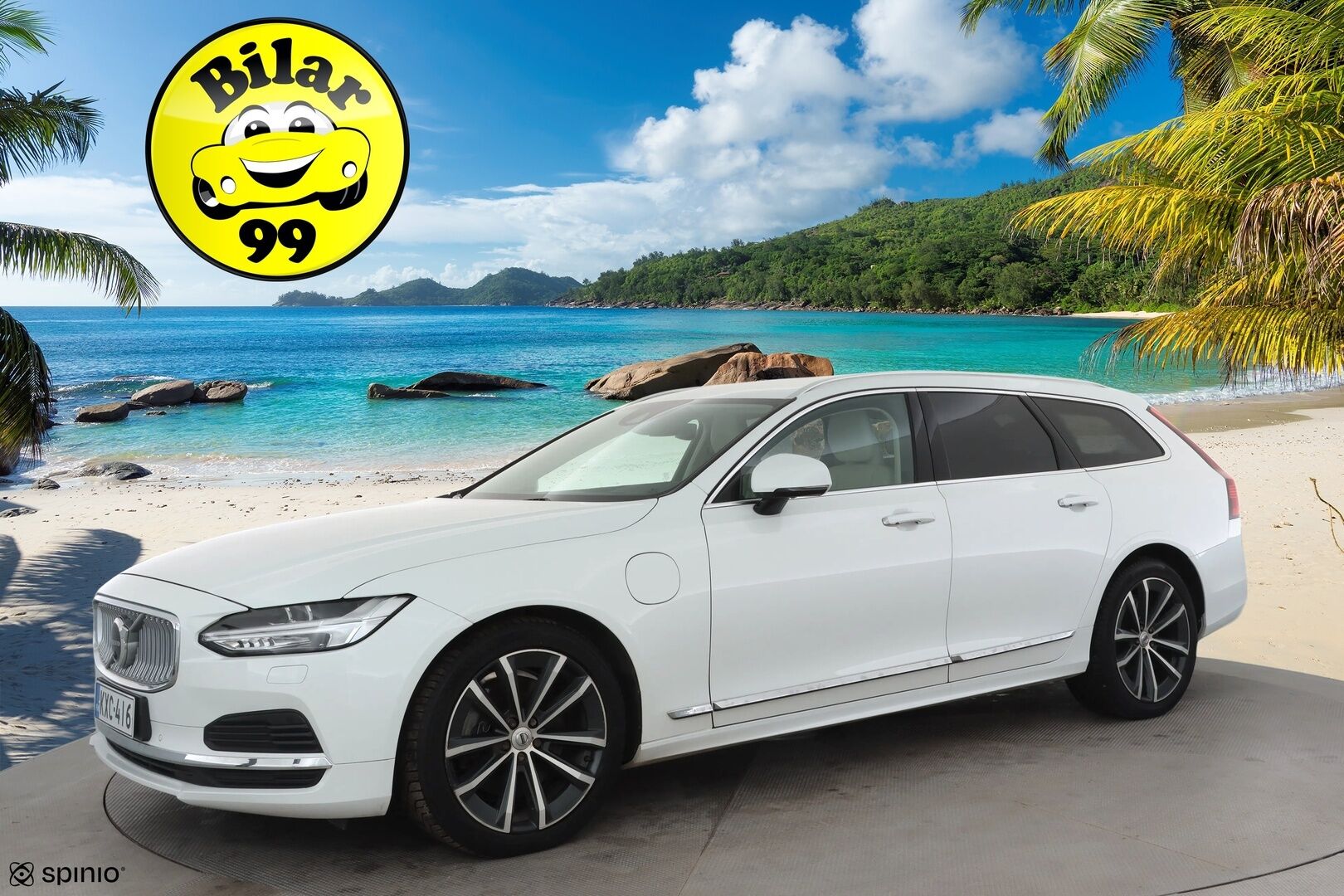 Volvo V90 2021 T8 TwE AWD Inscription aut * Pilot Assist / Muistipenkit / Webasto / Koukku / HUD / Sporttinahat / 360-kamera * - Kahdet Renkaat - HULLUT AVAJAISHULINAT KORKOTARJOUS 3,29 %