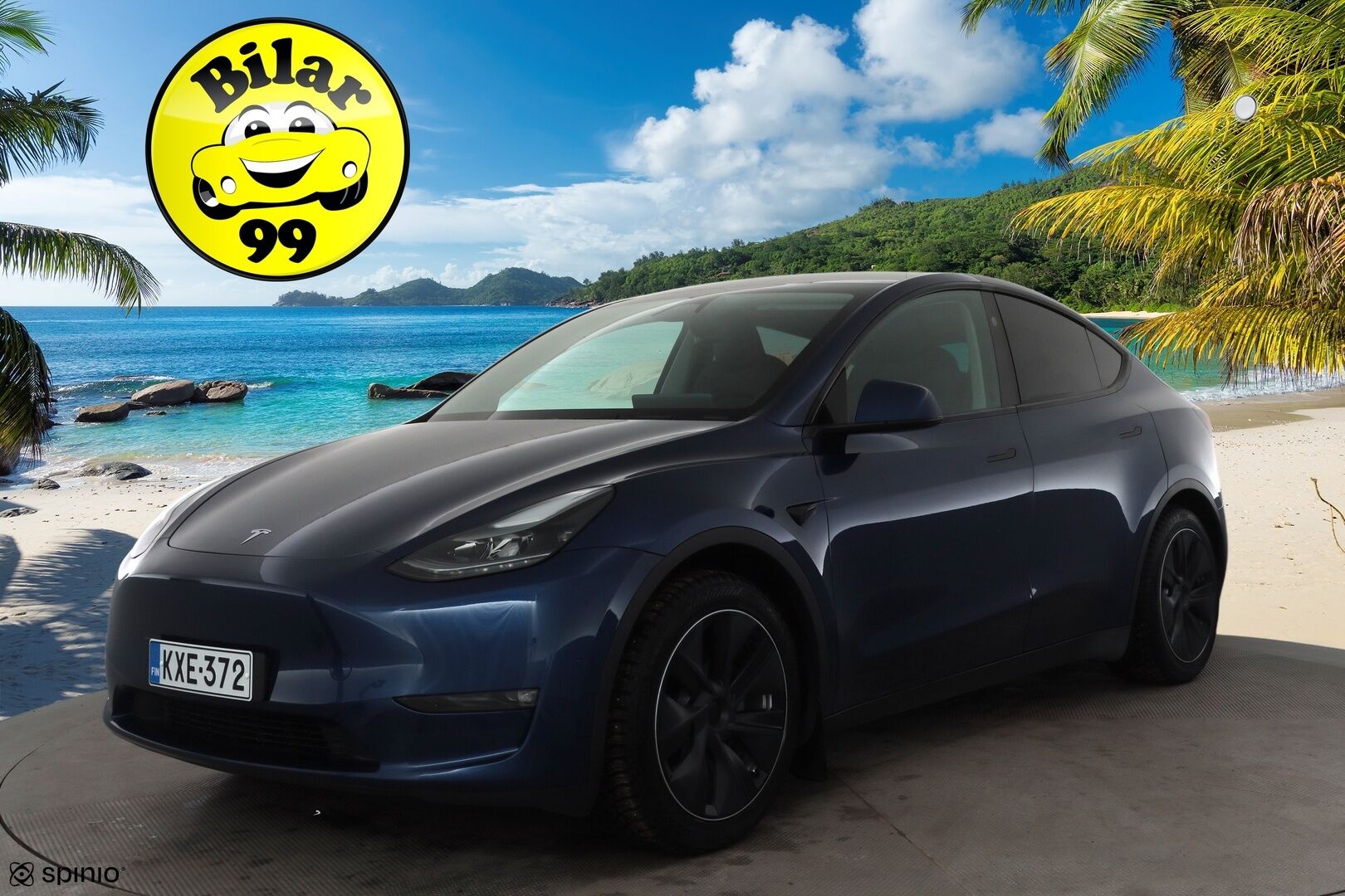 Tesla Model Y 2025 Long Range 7-Paikkainen * Lasikatto / Koukku / ILP / Matrix LED / Premium Audio / P.kamera / Nahat * - 1.Om Suomi-auto / Akku kuntotarkastettu SoH 97,2% / Kahdet renkaat aluvanteilla