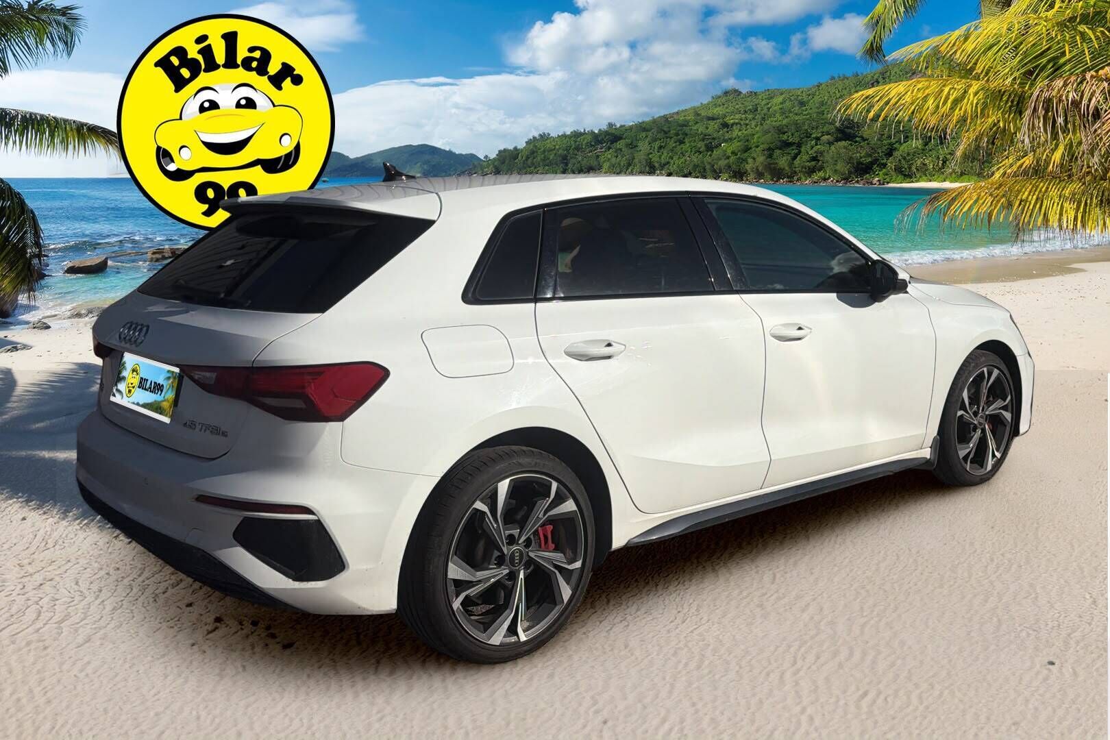 AUDI A3 2021 Sportback Business S-line 45 TFSI e - / Adapt. Vakkari / 2x vanteet / Black Optic /  Sporttipenkit / LED / Navi / Apple&Android / Digimittaristo