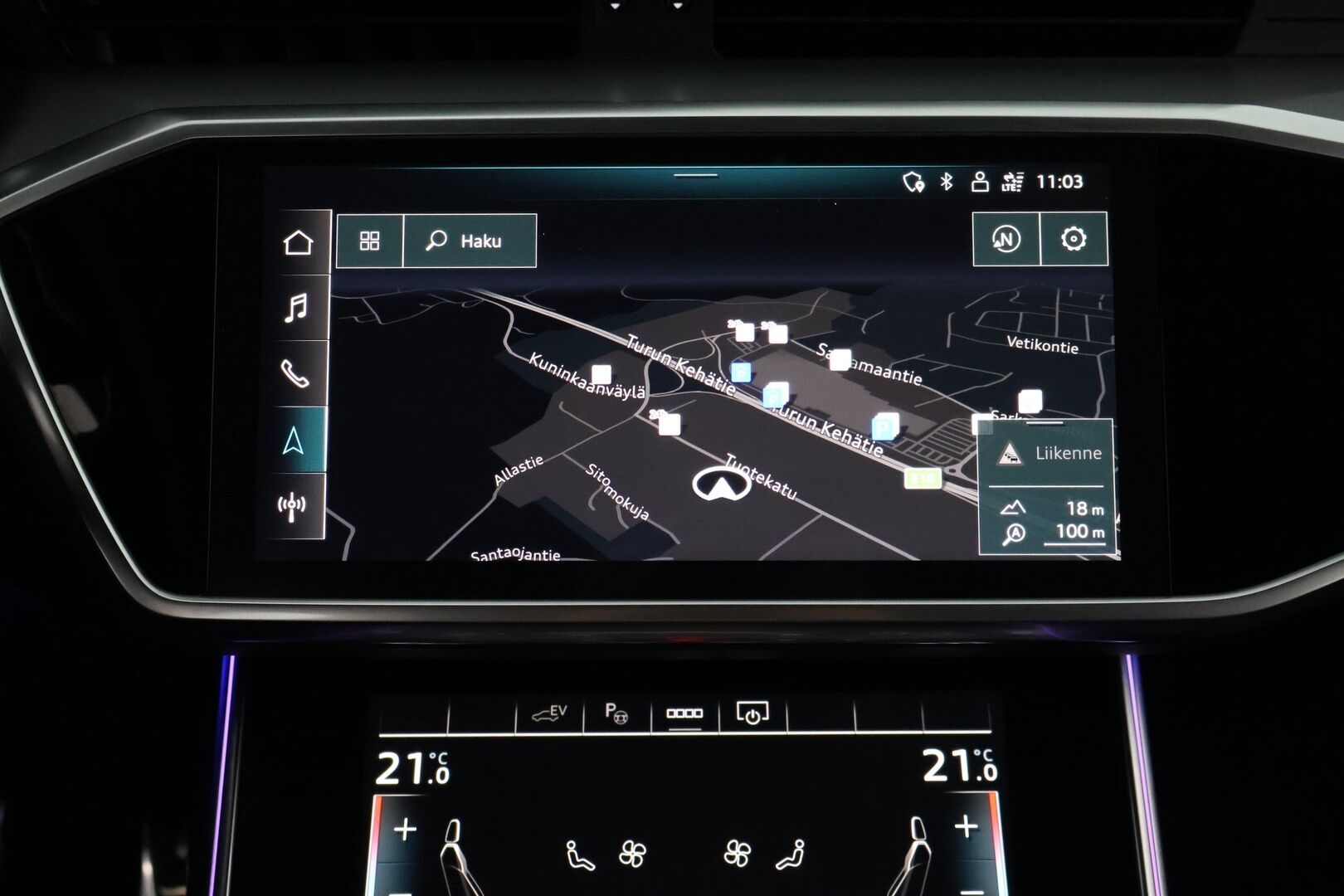 Audi A6 2021 Avant Business Sport 55 TFSI e quattro S tronic - S-Line | ACC | Black Appearance | Matrix LED | Ambiente Plus | 4-alue AC | Digimittaristo | Nahka-Alcantara | Sähköluukku