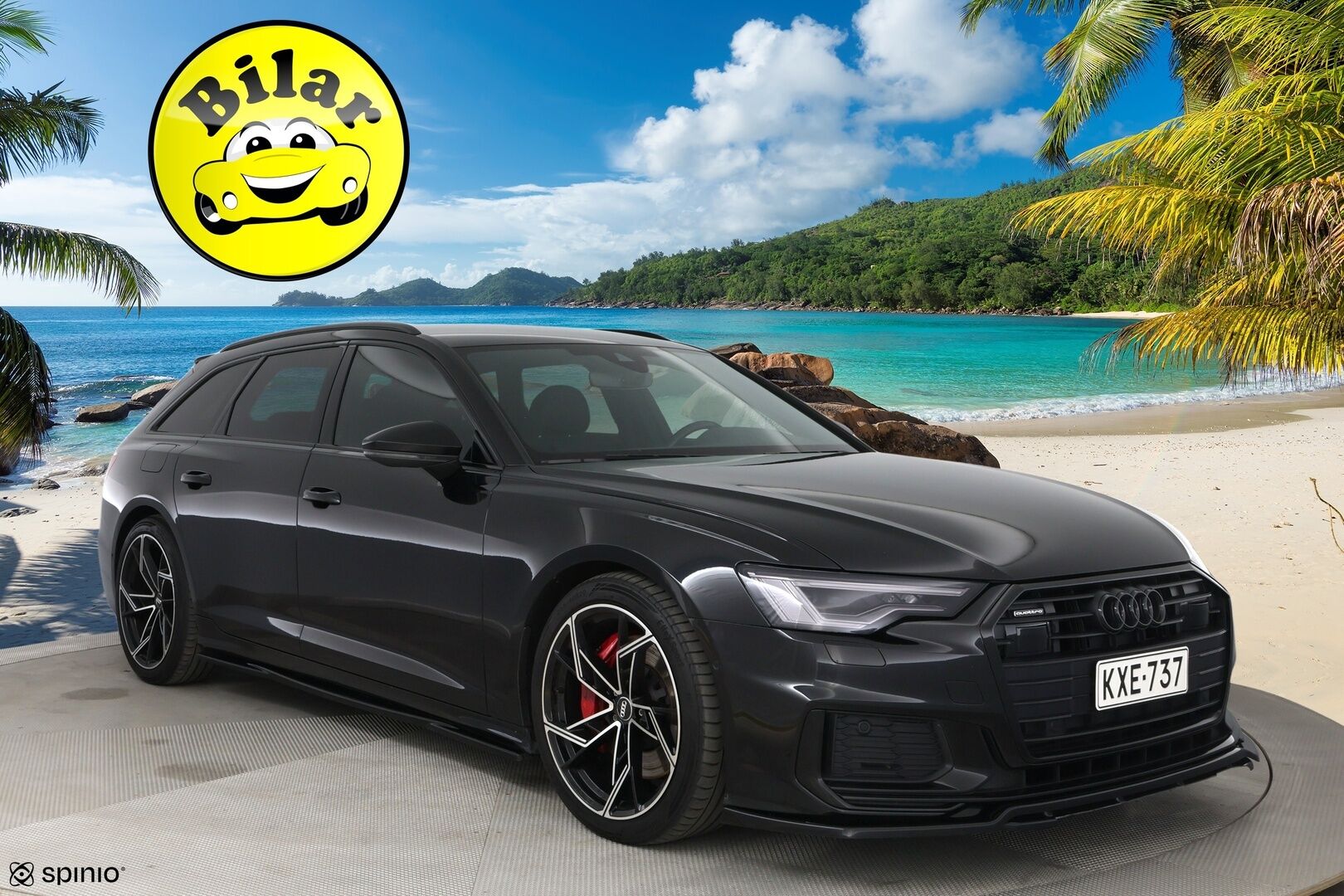 Audi A6 2021 Avant Business Sport 55 TFSI e quattro S tronic - S-Line | ACC | Black Appearance | Matrix LED | Ambiente Plus | 4-alue AC | Digimittaristo | Nahka-Alcantara | Sähköluukku