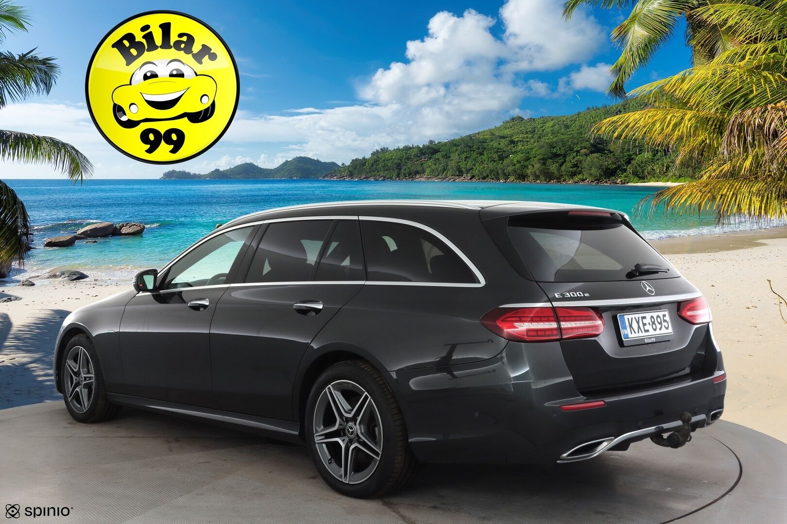 Mercedes-Benz E 2021 300 e T A Business EQ Power AMG * Distronic+Q / 360 / Sportnahat / Multibeam / Widescreen / Navi / Blis / Keyless * - Koukku / 2x Latauskaapelit / Kahdet renkaat aluvanteilla - HULLUT AVAJAISHULINAT KORKOTARJOUS 3,29 %