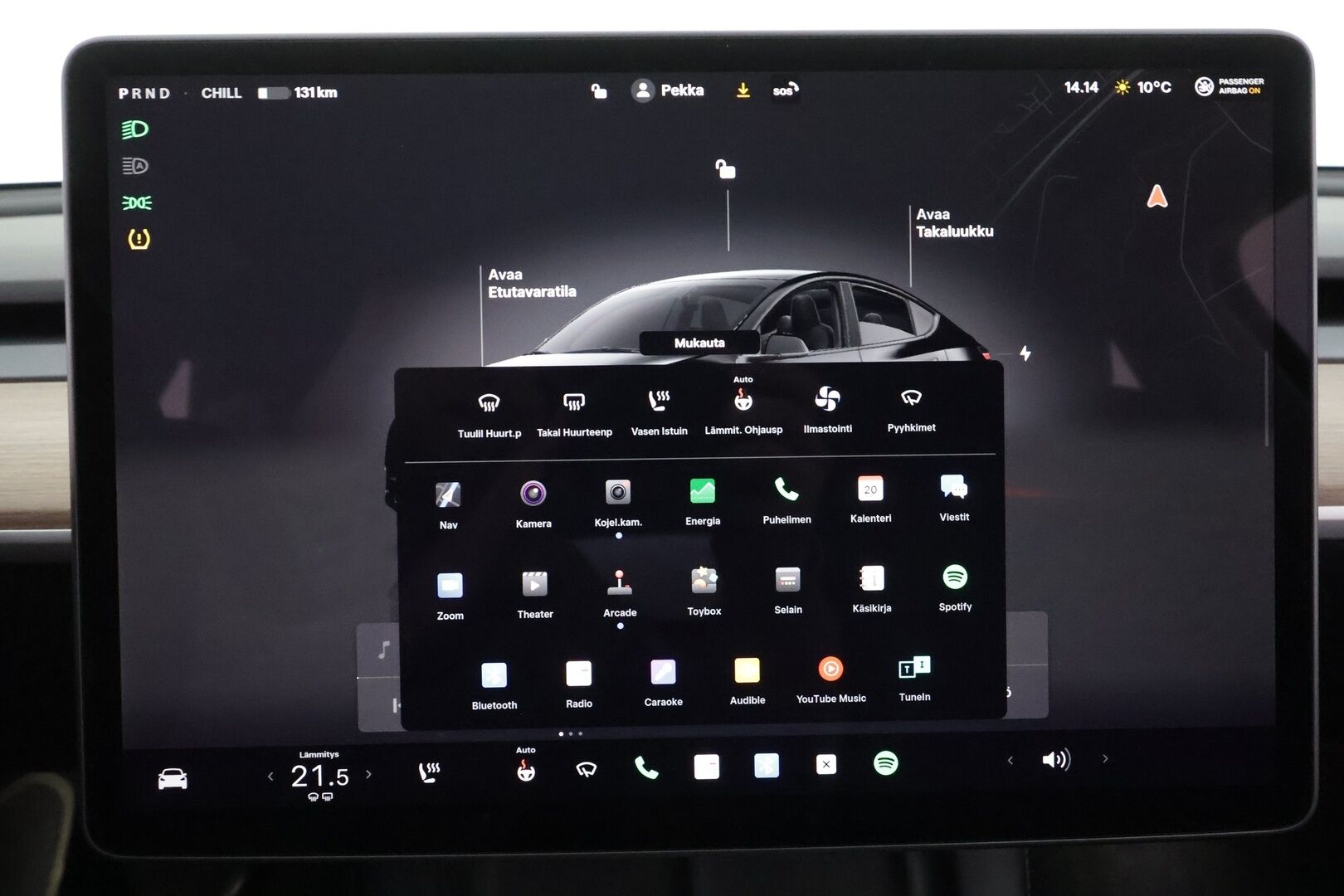 Tesla Model Y 2023 Performance * Koukku / ILP / ACC / Lasikatto / Premium Audio / P.Kamera / Matrix-LED / Muistipenkki / Kaistavahti * - Akku kuntotarkastettu / 2x Latauskaapelit