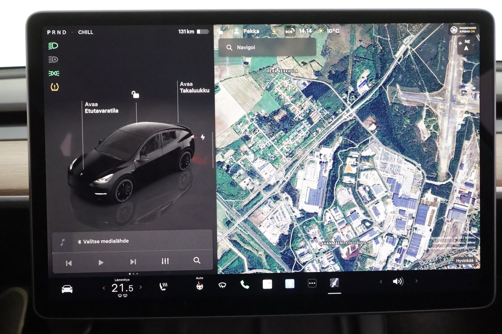 Tesla Model Y 2023 Performance * Koukku / ILP / ACC / Lasikatto / Premium Audio / P.Kamera / Matrix-LED / Muistipenkki / Kaistavahti * - Akku kuntotarkastettu / 2x Latauskaapelit