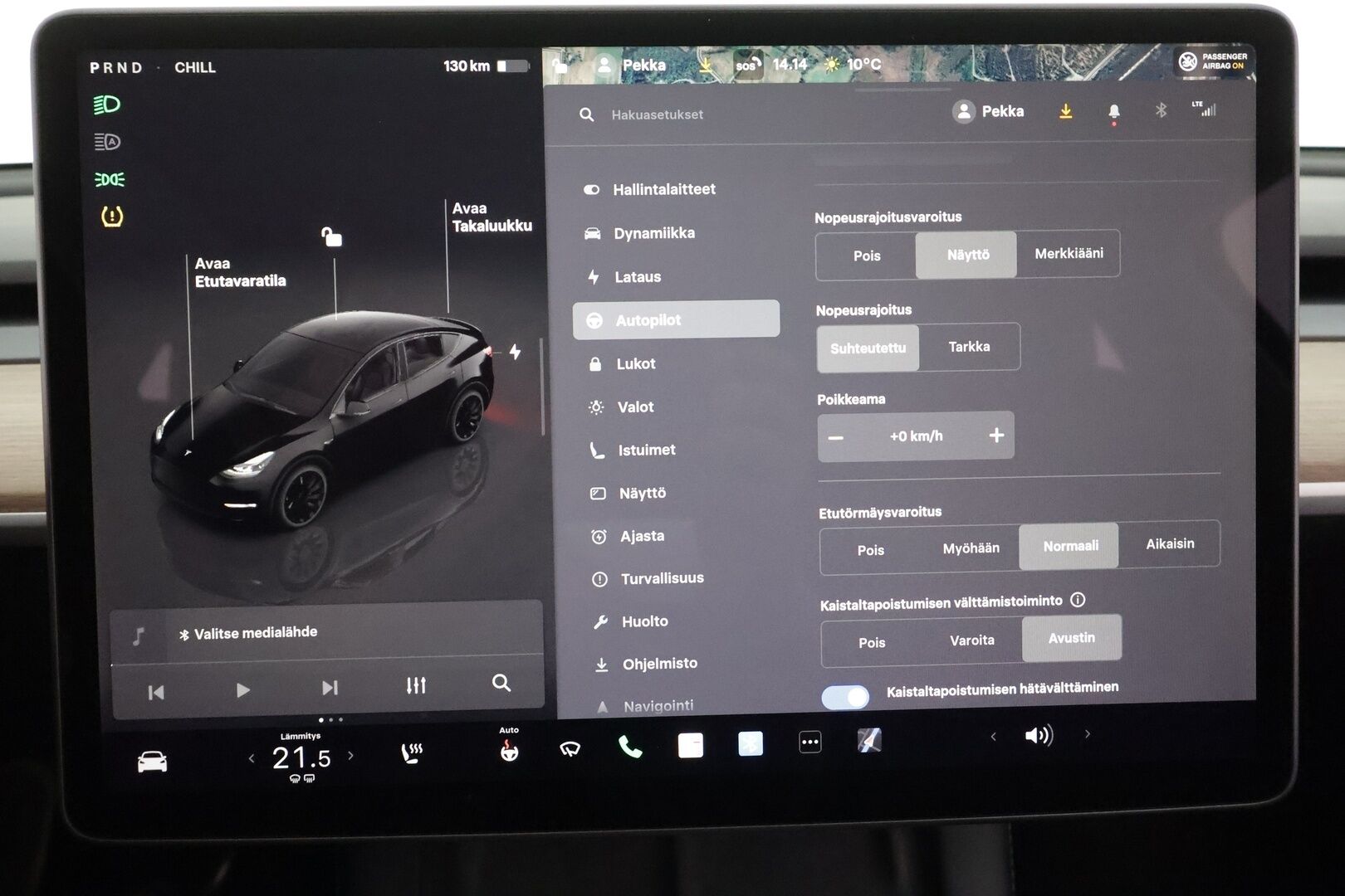 Tesla Model Y 2023 Performance * Koukku / ILP / ACC / Lasikatto / Premium Audio / P.Kamera / Matrix-LED / Muistipenkki / Kaistavahti * - Akku kuntotarkastettu / 2x Latauskaapelit