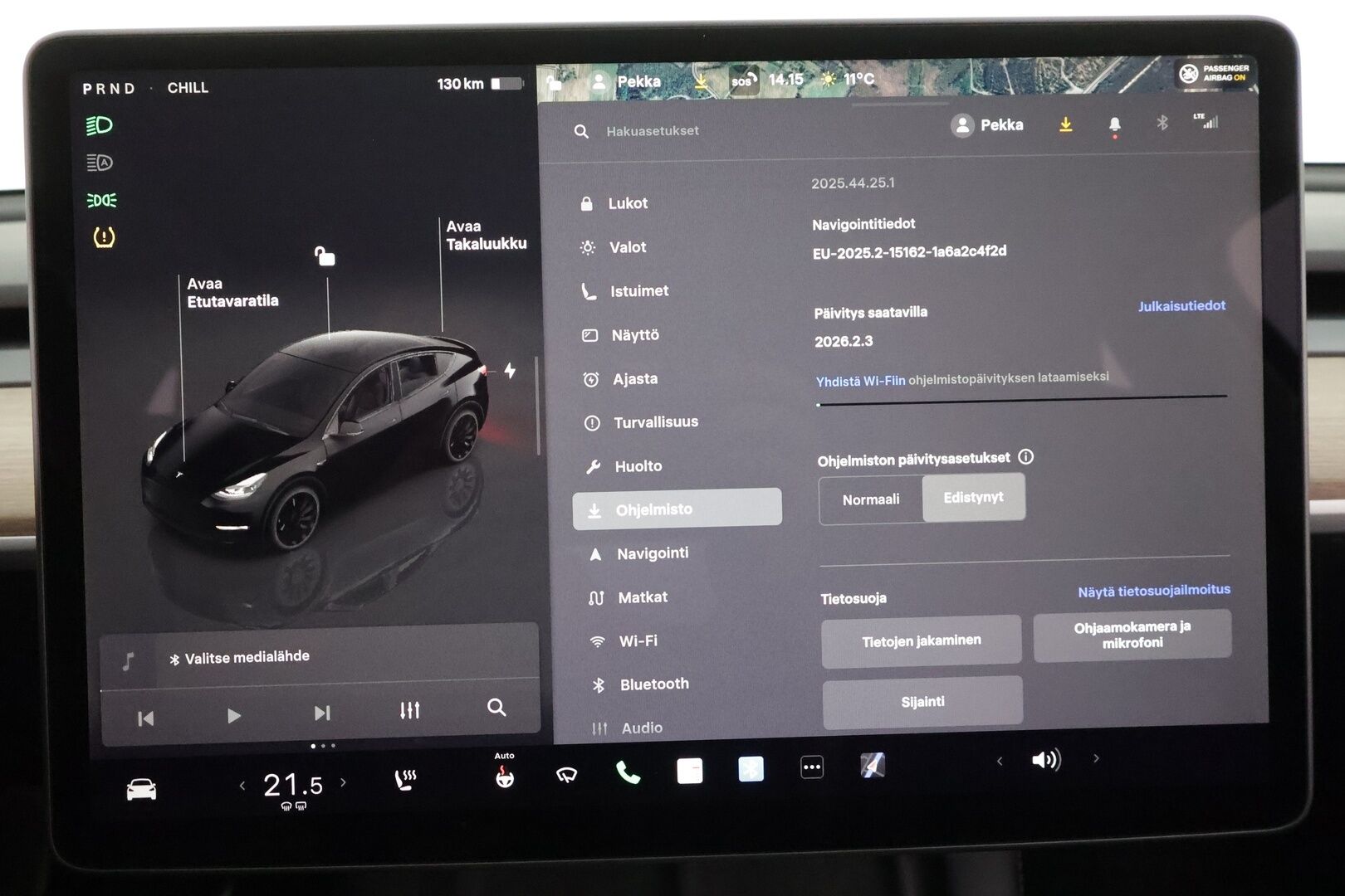 Tesla Model Y 2023 Performance * Koukku / ILP / ACC / Lasikatto / Premium Audio / P.Kamera / Matrix-LED / Muistipenkki / Kaistavahti * - Akku kuntotarkastettu / 2x Latauskaapelit