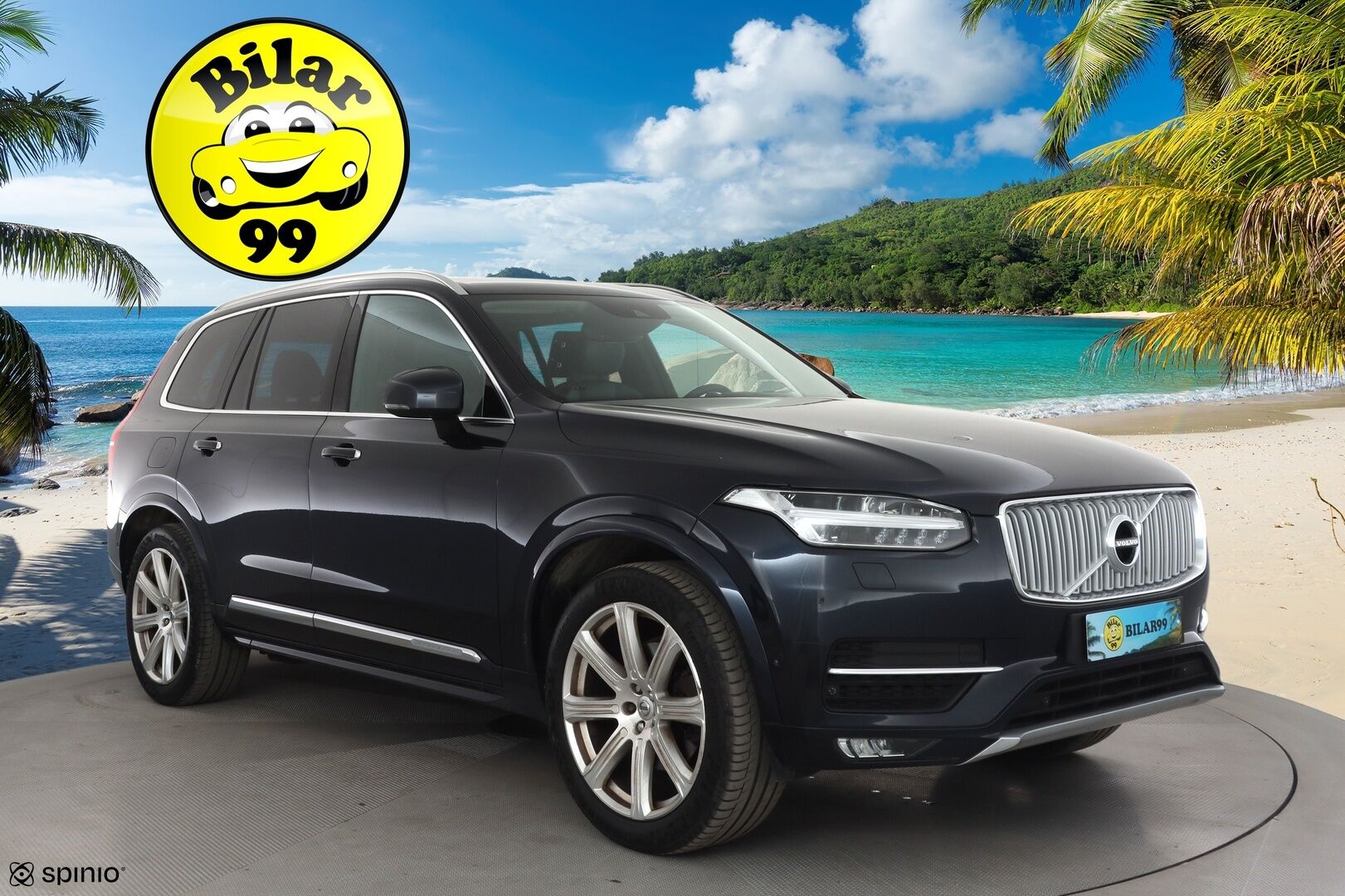 Volvo XC90 2016 D5 AWD Inscription * Pilot assist / Koukku / Webasto / Panorama / HUD / B&W / Muistipenkit / P.Kamera / Keyless / Sporttinahat * - Kovilla kamoilla oleva ei AD-Blue Volvo!