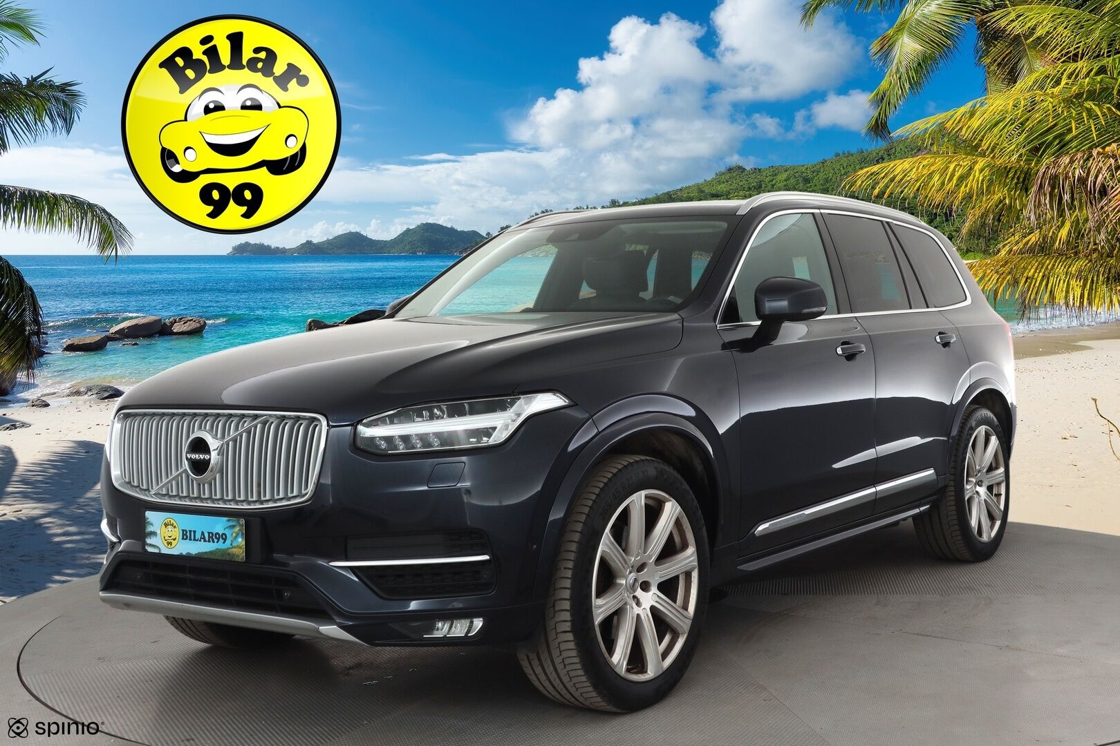 Volvo XC90 2016 D5 AWD Inscription * Pilot assist / Koukku / Webasto / Panorama / HUD / B&W / Muistipenkit / P.Kamera / Keyless / Sporttinahat * - Kovilla kamoilla oleva ei AD-Blue Volvo!