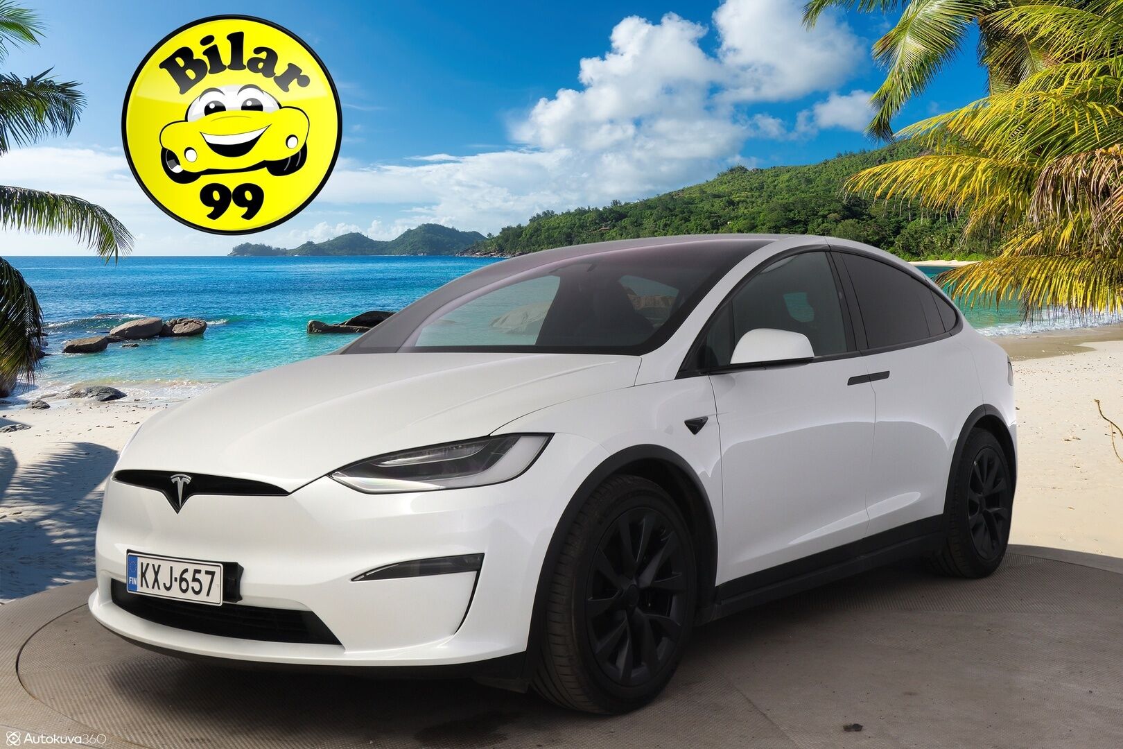 TESLA MODEL X 2023 Long Range *6p. / Koukku / Lämpöpumppu / Autopilot / Ilma-alusta / Premium Audio / Ilmastoidut sähkönahat / 2x renkaat* - 2,99 % KORKOTARJOUS TÄHÄN AUTOON - Tilava 1-omisteinen Tesla! / Koukullinen Suomi-auto*