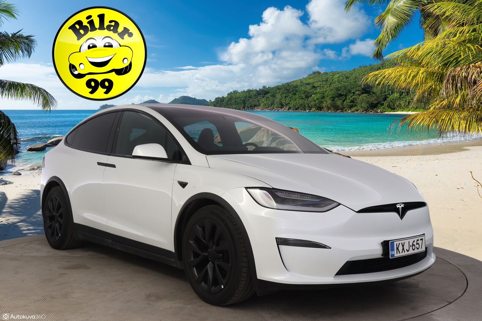 TESLA MODEL X 2023 Long Range *6p. / Koukku / Lämpöpumppu / Autopilot / Ilma-alusta / Premium Audio / Ilmastoidut sähkönahat / 2x renkaat* - 2,99 % KORKOTARJOUS TÄHÄN AUTOON - Tilava 1-omisteinen Tesla! / Koukullinen Suomi-auto*