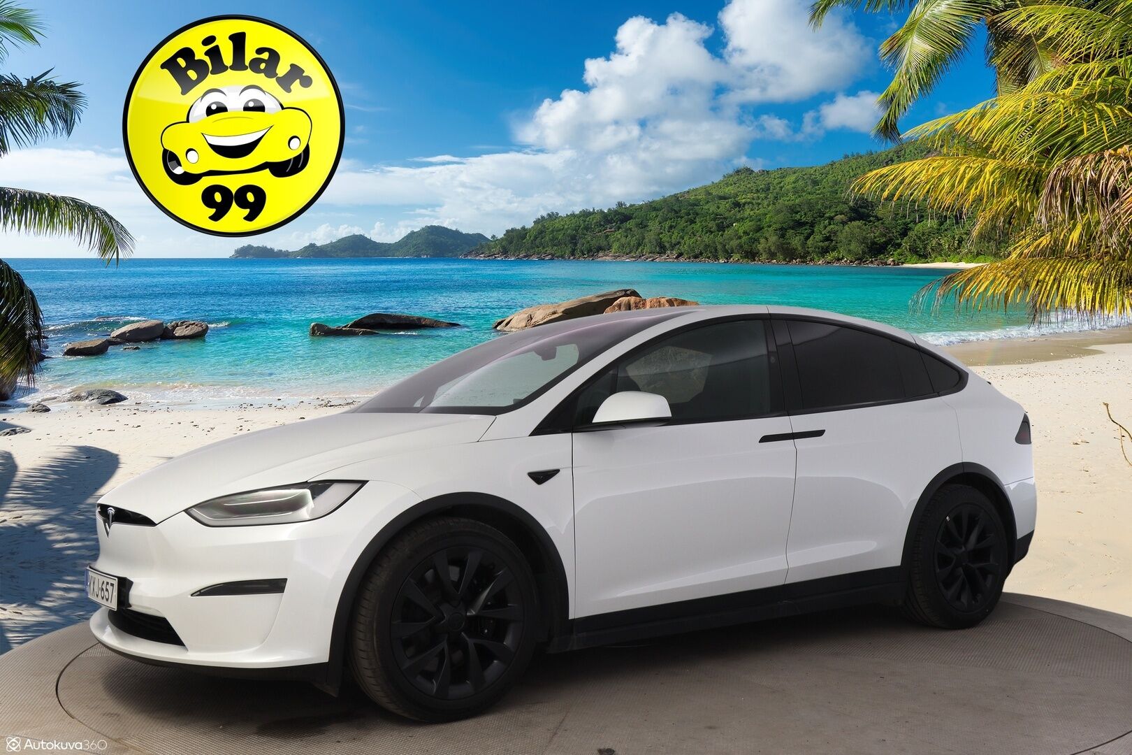TESLA MODEL X 2023 Long Range *6p. / Koukku / Lämpöpumppu / Autopilot / Ilma-alusta / Premium Audio / Ilmastoidut sähkönahat / 2x renkaat* - 2,99 % KORKOTARJOUS TÄHÄN AUTOON - Tilava 1-omisteinen Tesla! / Koukullinen Suomi-auto*