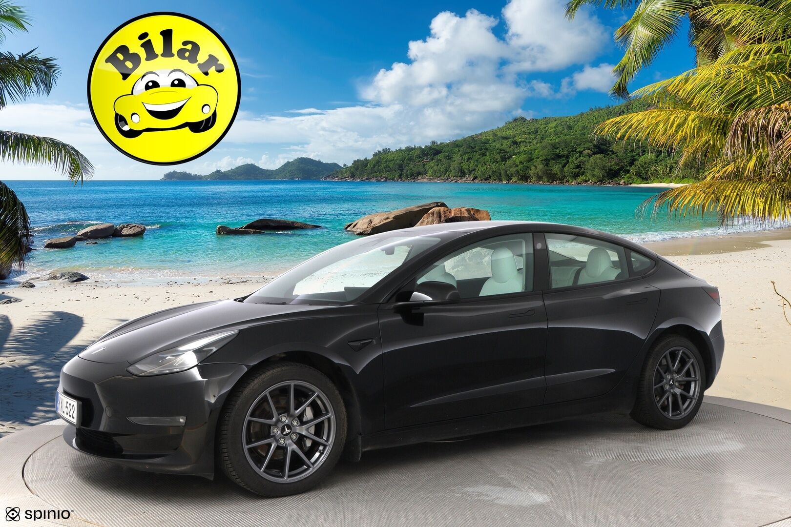Tesla Model 3 2022 Long Range AWD - Valkoiset Nahat | Premium Audio | ILP | ACC | Lasikatto | Matrix LED | Peruutuskamera | 2x Renkaat Aluvantein | Juuri tullut Tampereelle!