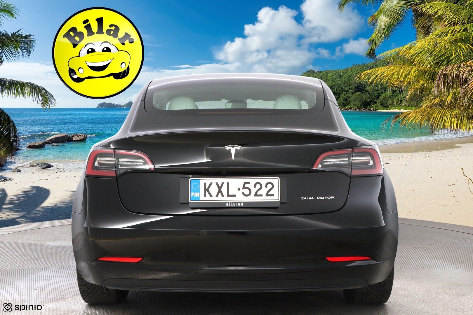 Tesla Model 3 2022 Long Range AWD - Valkoiset Nahat | Premium Audio | ILP | ACC | Lasikatto | Matrix LED | Peruutuskamera | 2x Renkaat Aluvantein | Juuri tullut Tampereelle!