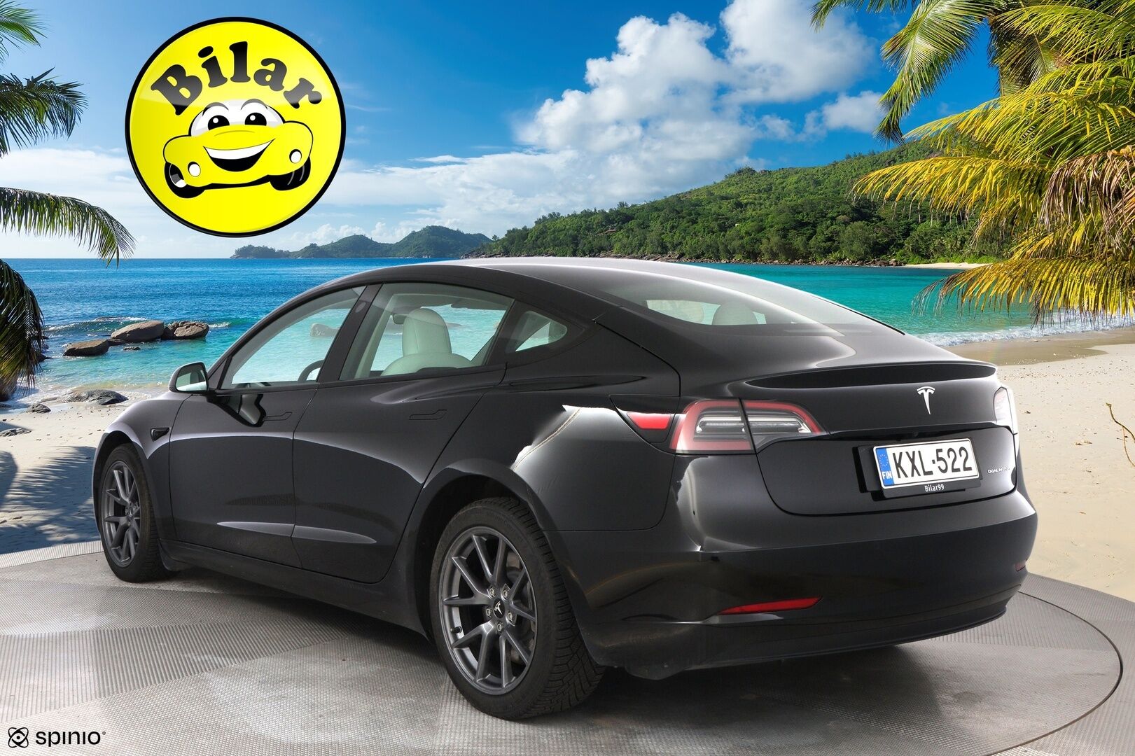 Tesla Model 3 2022 Long Range AWD - Valkoiset Nahat | Premium Audio | ILP | ACC | Lasikatto | Matrix LED | Peruutuskamera | 2x Renkaat Aluvantein | Juuri tullut Tampereelle!