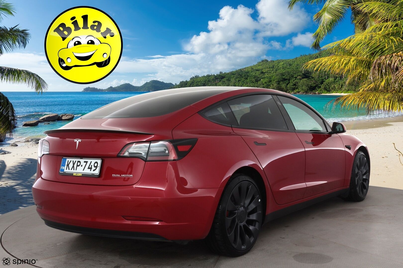 Tesla Model 3 2022 Performance - | ACC | ILP | Ryzen | Matrix-LED | Premium Audio | Lasikatto | Track Mode | Sähkönahat | Muistipenkki | Autosteer | 2x renkaat aluin | 