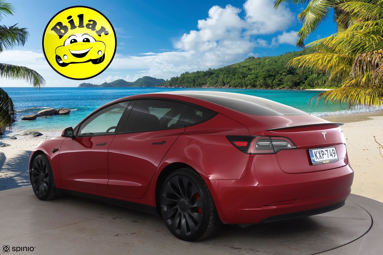 Tesla Model 3 2022 Performance - | ACC | ILP | Ryzen | Matrix-LED | Premium Audio | Lasikatto | Track Mode | Sähkönahat | Muistipenkki | Autosteer | 2x renkaat aluin | 