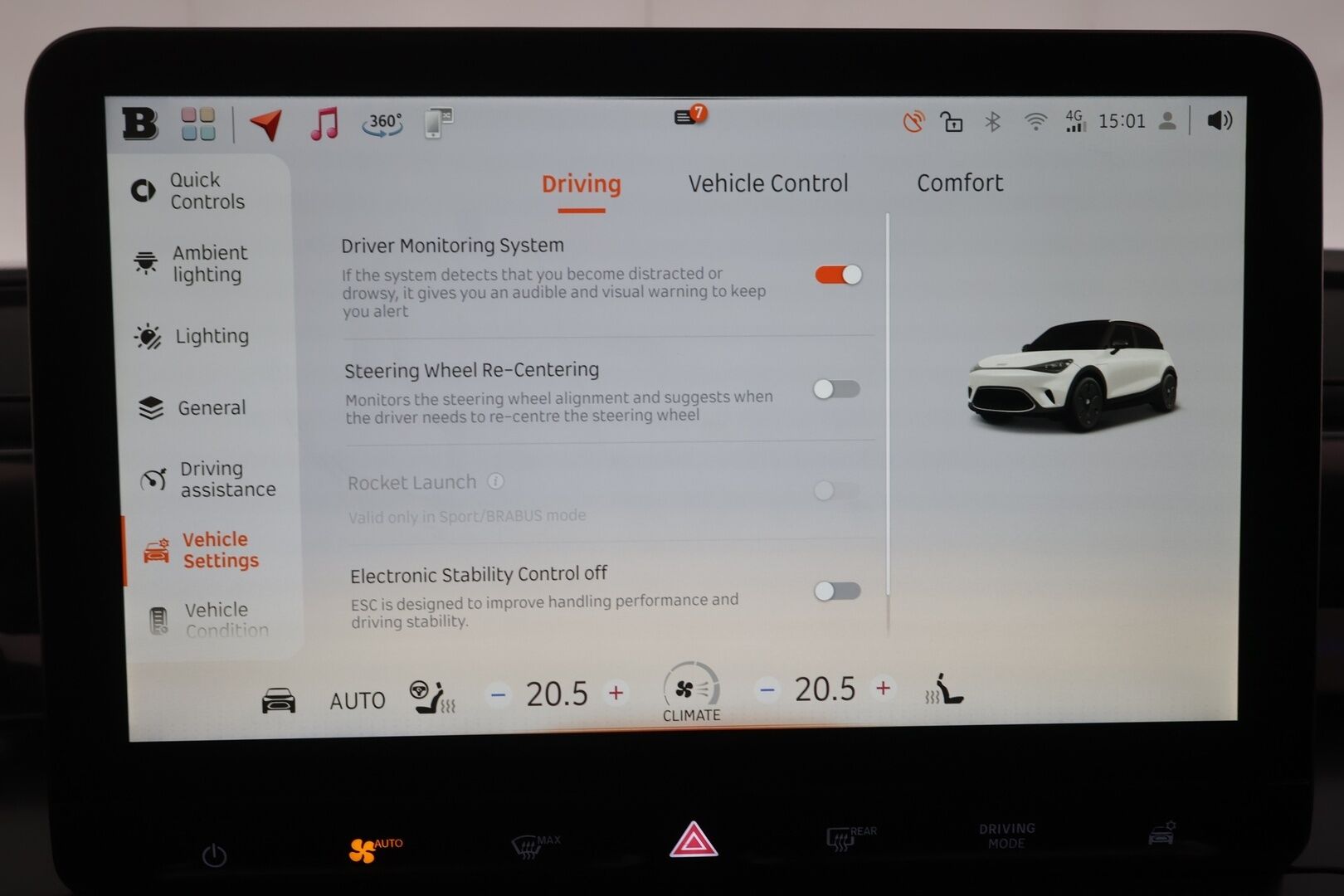 Smart #1 2023 Brabus - | ACC | ILP | HUD | 360° | Beats Audio | Sähköpenkit | Matrix-LED | Lasikatto | Nahka-Alcantara | Smart Pilot Assist | Ambient | 