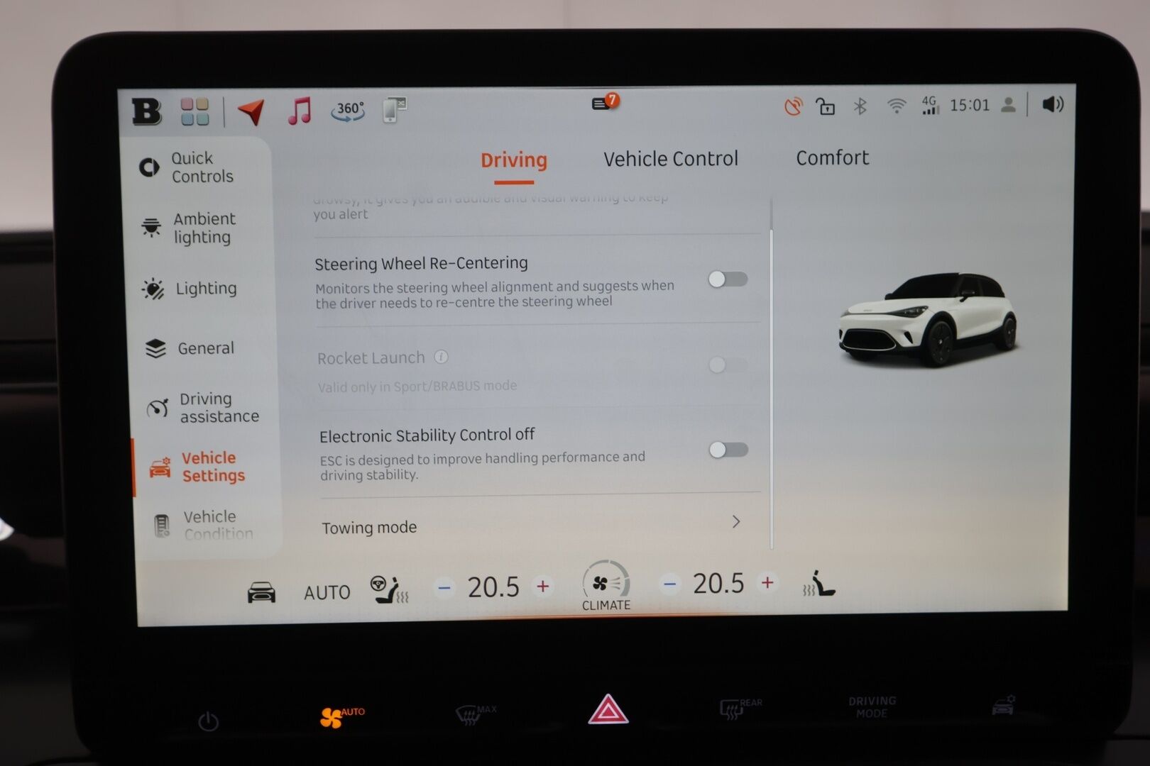 Smart #1 2023 Brabus - | ACC | ILP | HUD | 360° | Beats Audio | Sähköpenkit | Matrix-LED | Lasikatto | Nahka-Alcantara | Smart Pilot Assist | Ambient | 