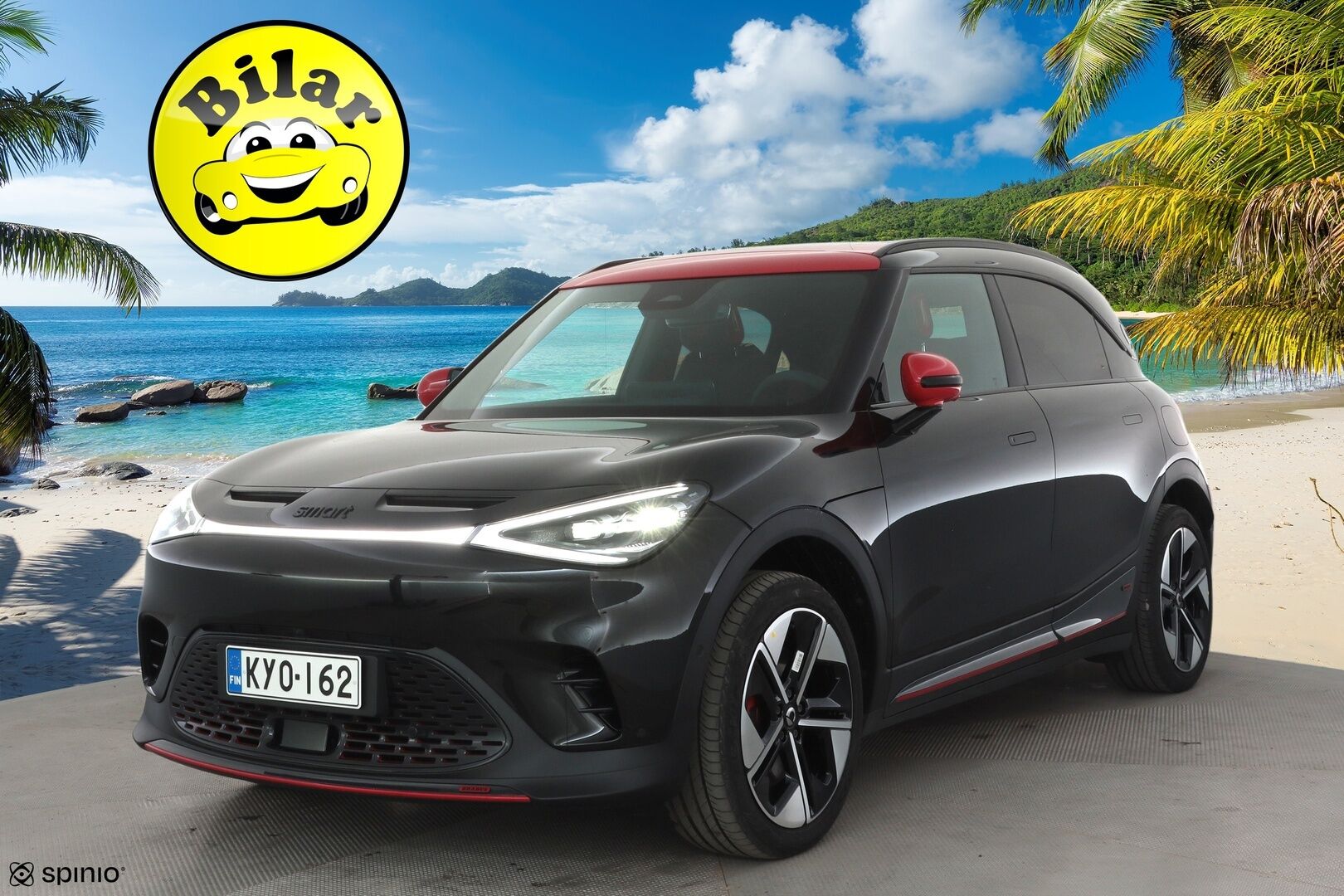 Smart #1 2023 Brabus - | ACC | ILP | HUD | 360° | Beats Audio | Sähköpenkit | Matrix-LED | Lasikatto | Nahka-Alcantara | Smart Pilot Assist | Ambient | 