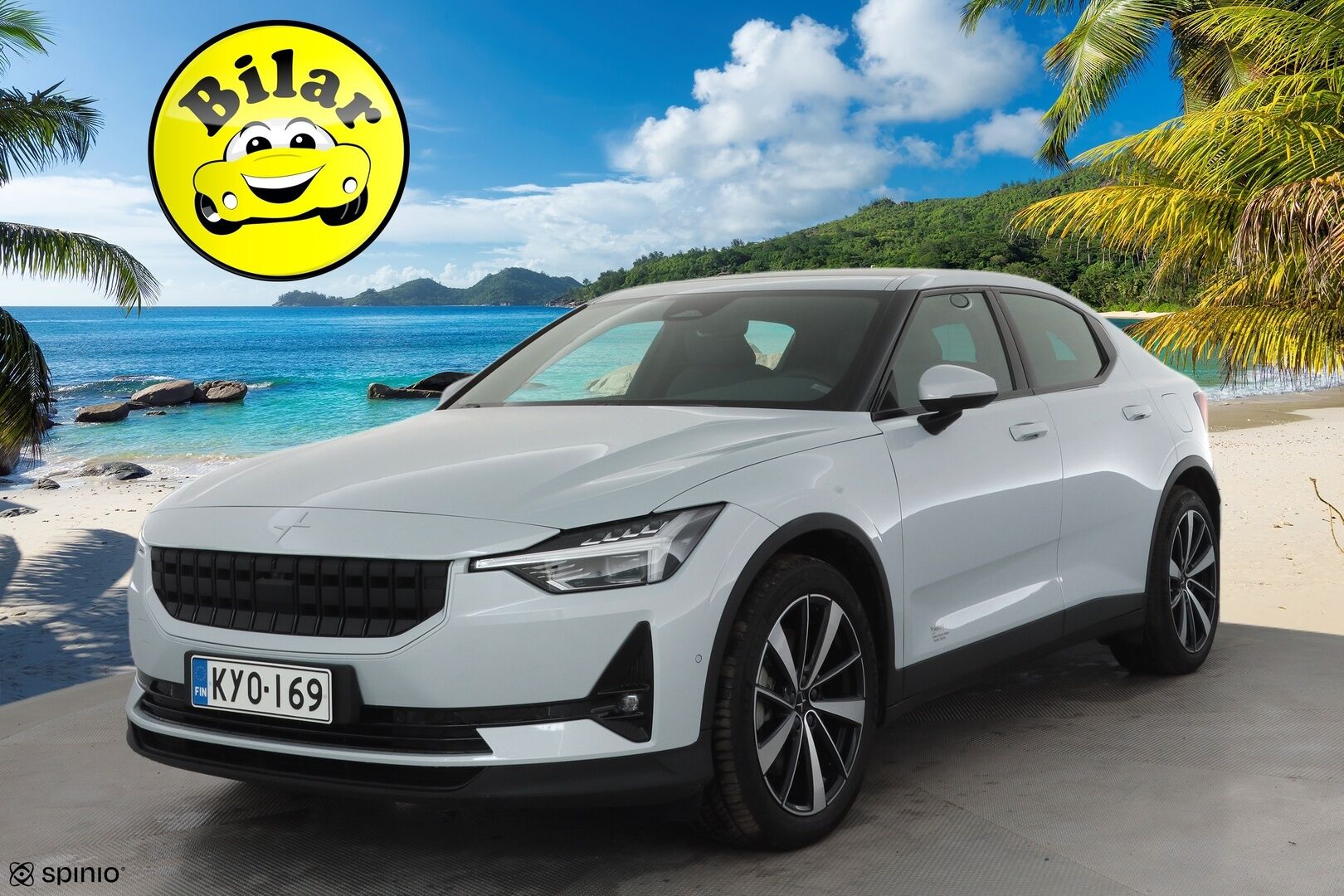 POLESTAR 2 2022 Dual Motor Long Range - Pilot&Plus | ACC | ILP | Pixel-LED | Lasikatto | Harman/Kardon | Muistipenkki | 360° | BLIS | Pilot Assist | Keyless | Merkkihuollot | ALV 