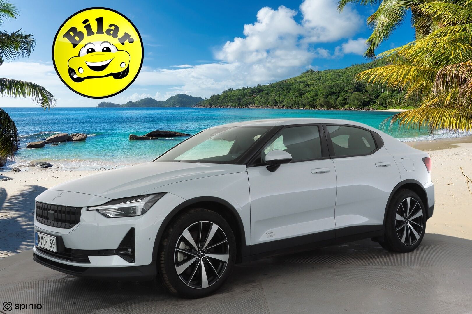POLESTAR 2 2022 Dual Motor Long Range - Pilot&Plus | ACC | ILP | Pixel-LED | Lasikatto | Harman/Kardon | Muistipenkki | 360° | BLIS | Pilot Assist | Keyless | Merkkihuollot | ALV 