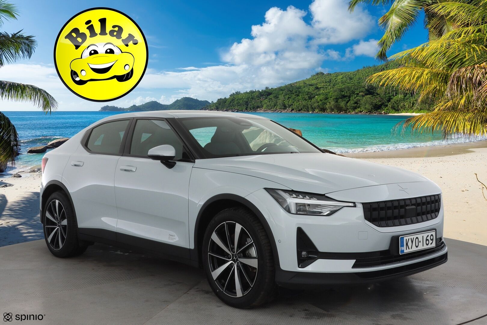 POLESTAR 2 2022 Dual Motor Long Range - Pilot&Plus | ACC | ILP | Pixel-LED | Lasikatto | Harman/Kardon | Muistipenkki | 360° | BLIS | Pilot Assist | Keyless | Merkkihuollot | ALV 