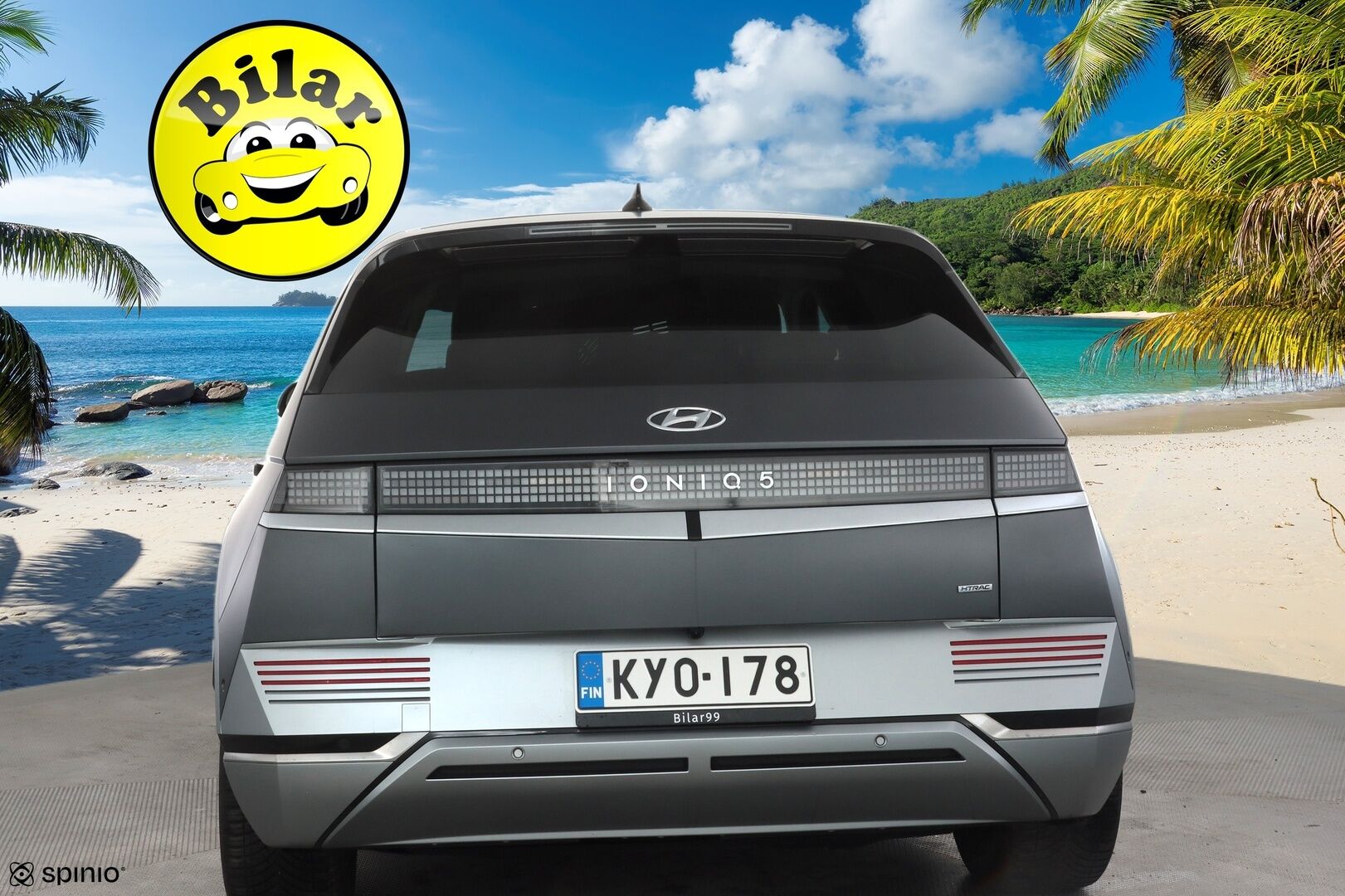 Hyundai IONIQ 5 2022 77 kWh 325 hv AWD Premium - | ACC | ILP | Koukku | HUD | Bose | 360° | Ilmastoidut sähkönahat | HDA | BSM | Keyless | Sähk. takaluukku | Lämm. ratti | Ambient | 