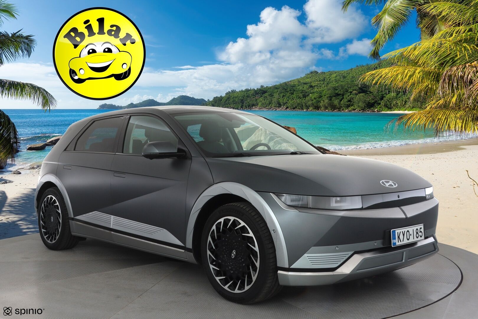 Hyundai IONIQ 5 2022 77 kWh 325 hv AWD Premium - | ACC | ILP | HUD | 360° | Lasikatto | Ilm. relax penkit | Muistipenkki | BOSE | HDA | BSM | Keyless | Sähk. takaluukku | Merkkihuollot | 2x renkaat aluin | 
