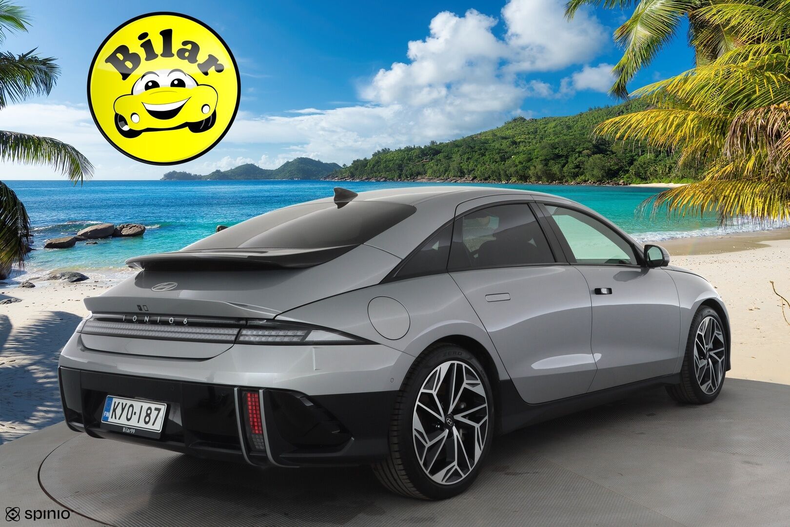 Hyundai IONIQ 6 2024 77 kWh 229 hv Ultimate - | ACC | ILP | BOSE | 360° | HUD | Ilm. relax penkit | Muistinahat | Matrix | HDA | BSM | Keyless | Lämm. ratti | Ambient light | 2x renkaat aluin |