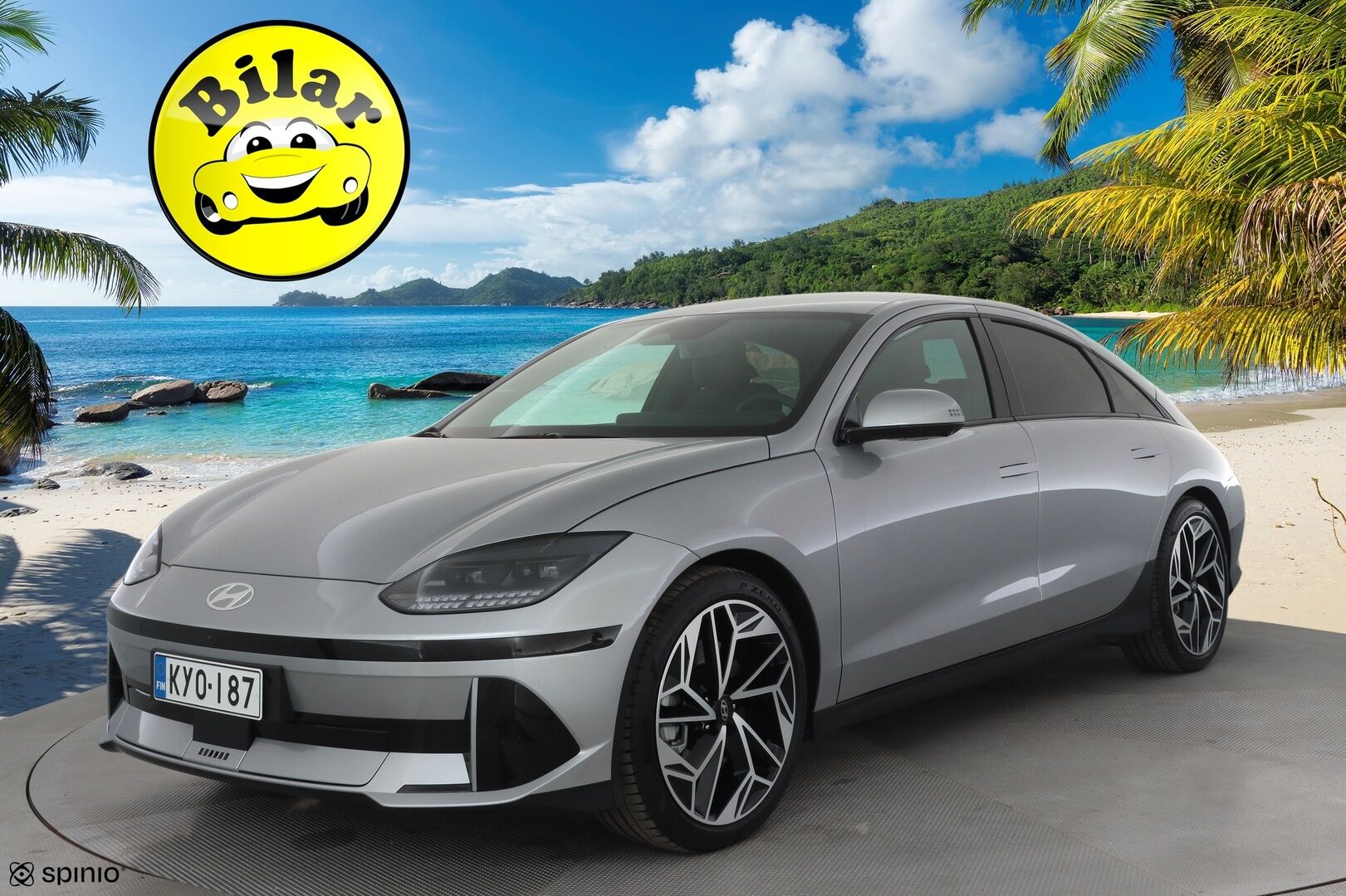 Hyundai IONIQ 6 2024 77 kWh 229 hv Ultimate - | ACC | ILP | BOSE | 360° | HUD | Ilm. relax penkit | Muistinahat | Matrix | HDA | BSM | Keyless | Lämm. ratti | Ambient light | 2x renkaat aluin |