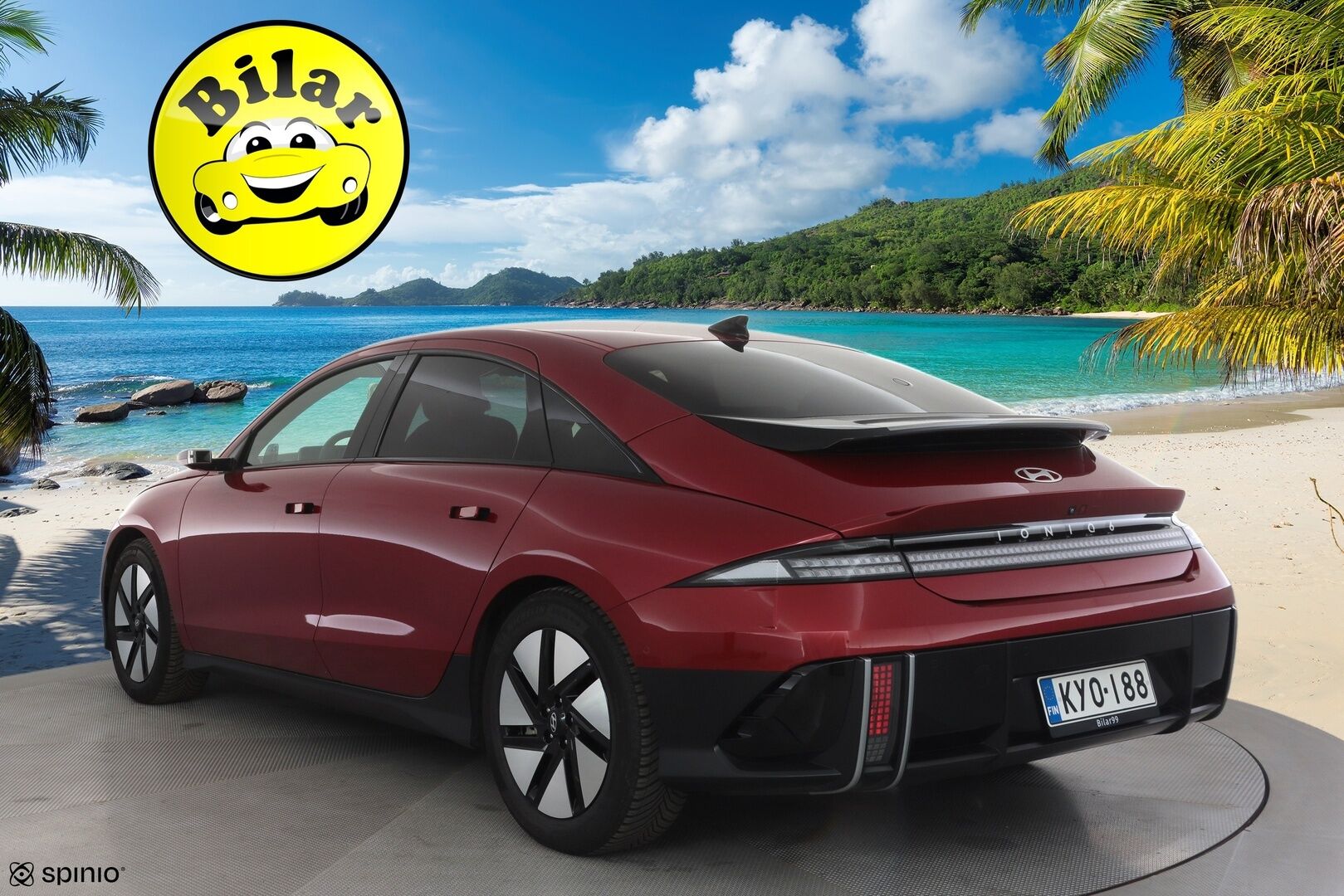 Hyundai IONIQ 6 2025 77 kWh 325 hv AWD Ultimate - | ACC | ILP | Koukku | HUD | 360° | Ilm. relax sähkönahat | BOSE | Matrix | Muistipenkki | Kamerapeilit | Lämm. ratti | Keyless | ALV |