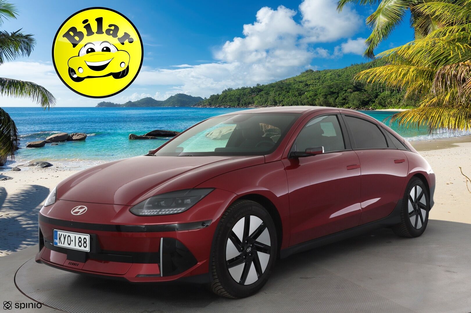 Hyundai IONIQ 6 2025 77 kWh 325 hv AWD Ultimate - | ACC | ILP | Koukku | HUD | 360° | Ilm. relax sähkönahat | BOSE | Matrix | Muistipenkki | Kamerapeilit | Lämm. ratti | Keyless | ALV |