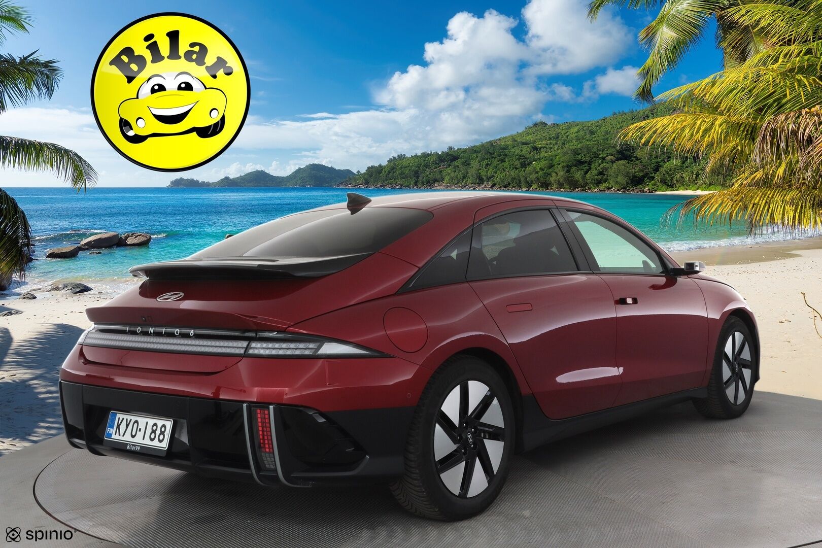 Hyundai IONIQ 6 2025 77 kWh 325 hv AWD Ultimate - | ACC | ILP | Koukku | HUD | 360° | Ilm. relax sähkönahat | BOSE | Matrix | Muistipenkki | Kamerapeilit | Lämm. ratti | Keyless | ALV |