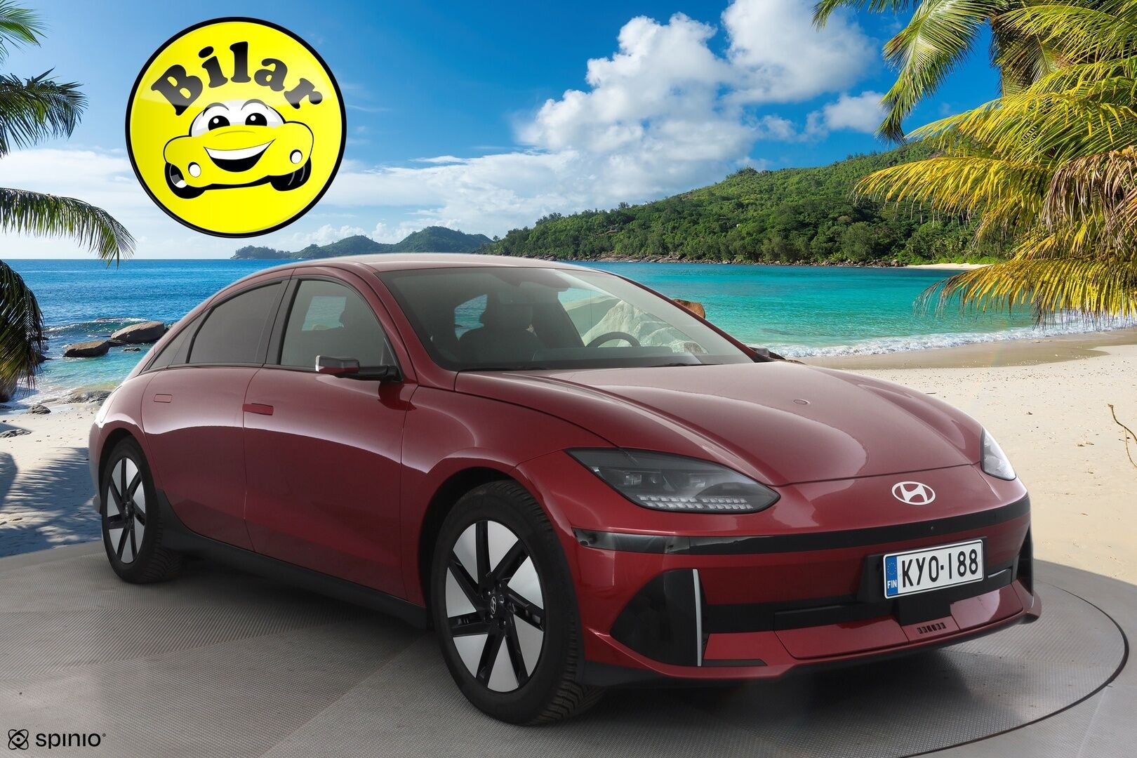 Hyundai IONIQ 6 2025 77 kWh 325 hv AWD Ultimate - | ACC | ILP | Koukku | HUD | 360° | Ilm. relax sähkönahat | BOSE | Matrix | Muistipenkki | Kamerapeilit | Lämm. ratti | Keyless | ALV |
